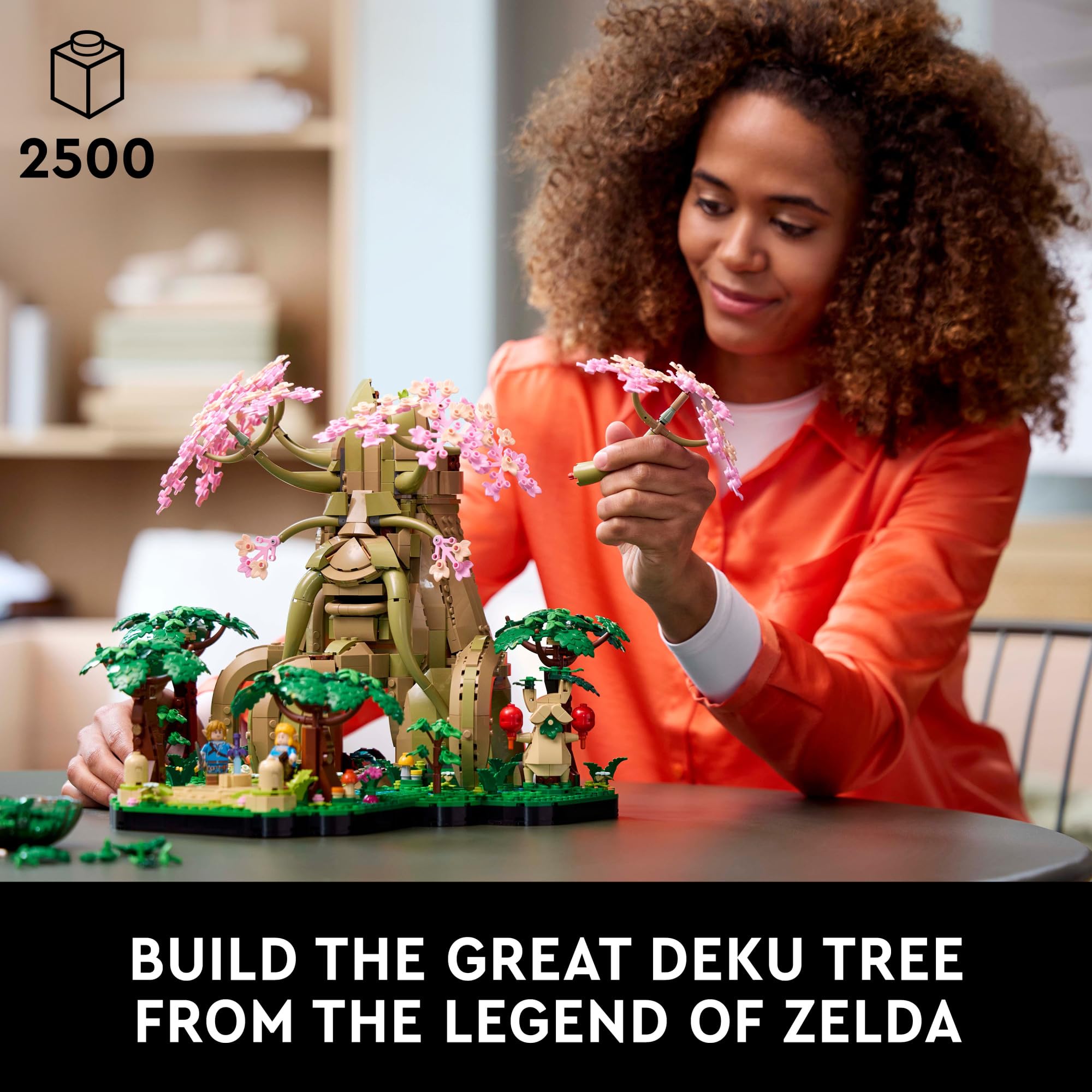 LEGO The Legend of Zelda Great Deku Tree 2-in-1 Building Set for Adults (77092) - Collectible Model Kit for Home, Office & Gaming Room Decor - Perfect Gift for Zelda Fans & Video Game Lovers - Build & Display for Ultimate Gaming Experience