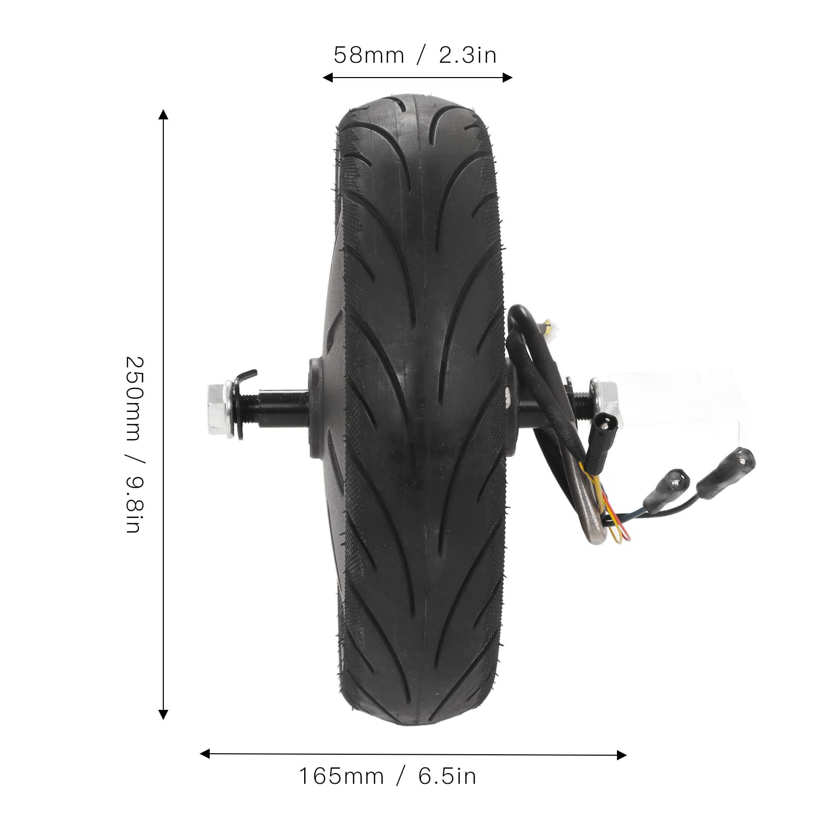 350W Electric Scooter Hub Motor - Rear Wheel Drive Replacement for MAX G30 Folding E-Scooter | Perfect for Commuting, Campus Travel & Last-Mile Transportation