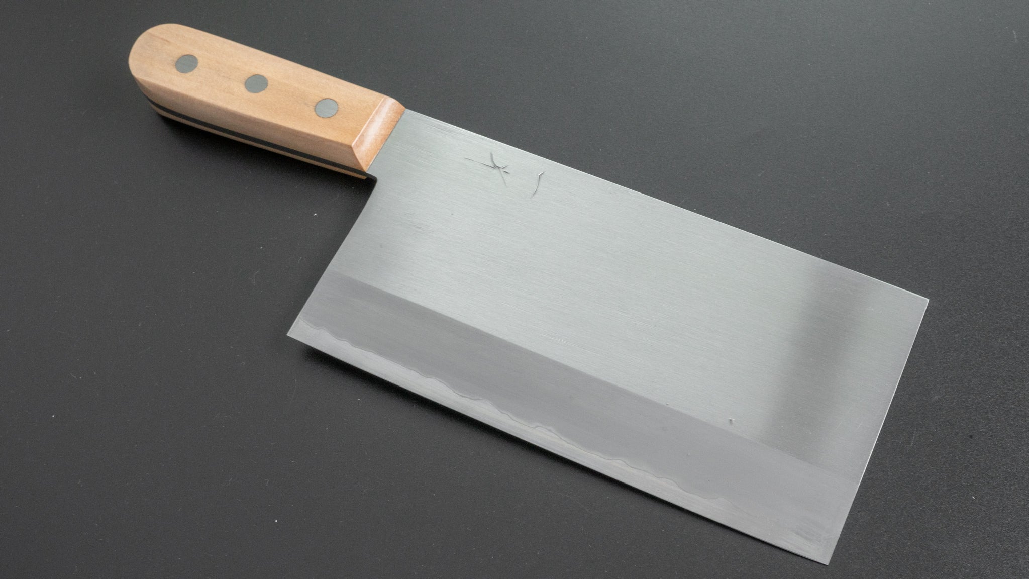 Hitohira Togashi White #1 Stainless Clad Migaki Chinese Cleaver 180mm - Premium Japanese Chef Knife with Gumi Wood Handle - Perfect for Slicing, Dicing & Chopping Vegetables, Meat & Herbs