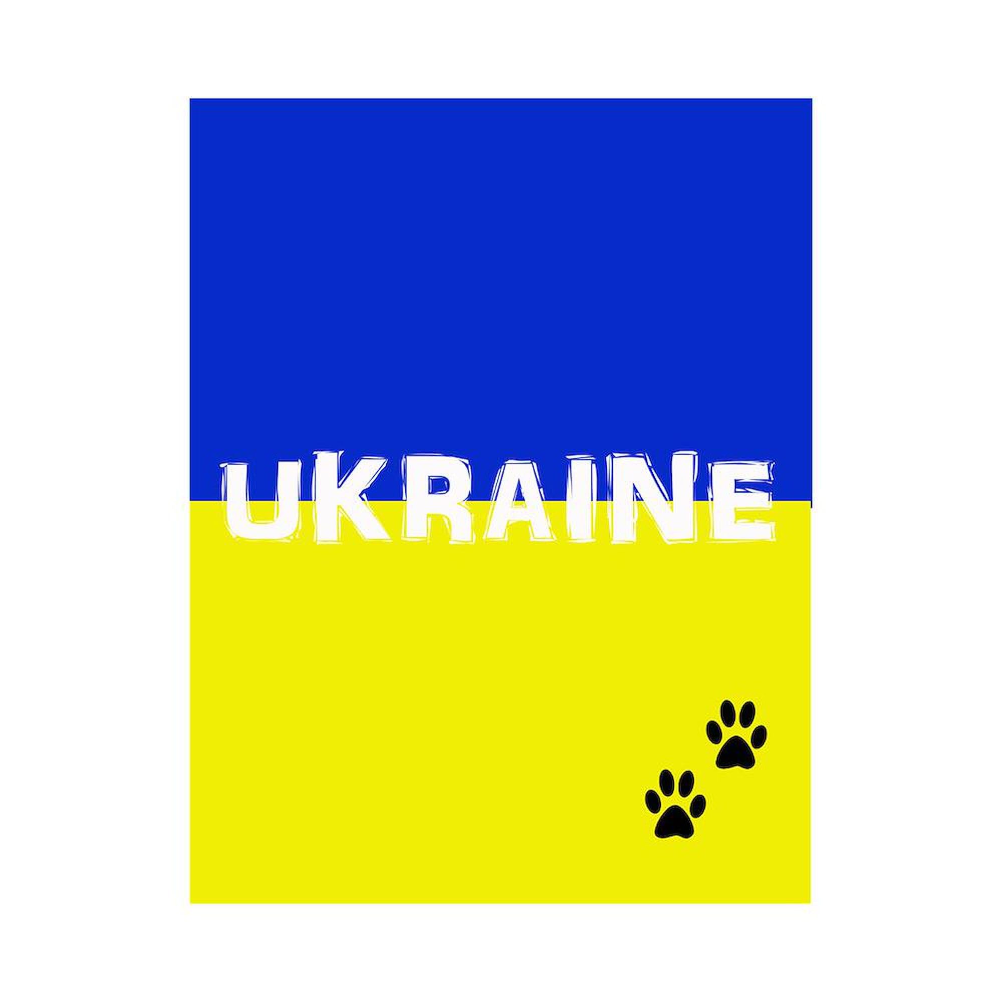Ukraine Paws 20 oz Ceramic Coffee Mug - Large Insulated Tea Cup for Home, Office, or Gift - Perfect for Coffee, Tea, Hot Chocolate Lovers