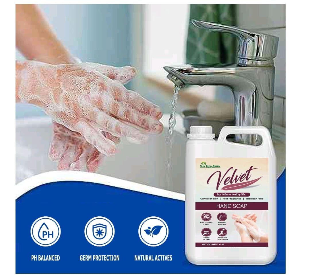 Luxury Velvet Hand Soap - Moisturizing & Antibacterial for Dry Skin | Perfect for Home, Office & Spa Use
