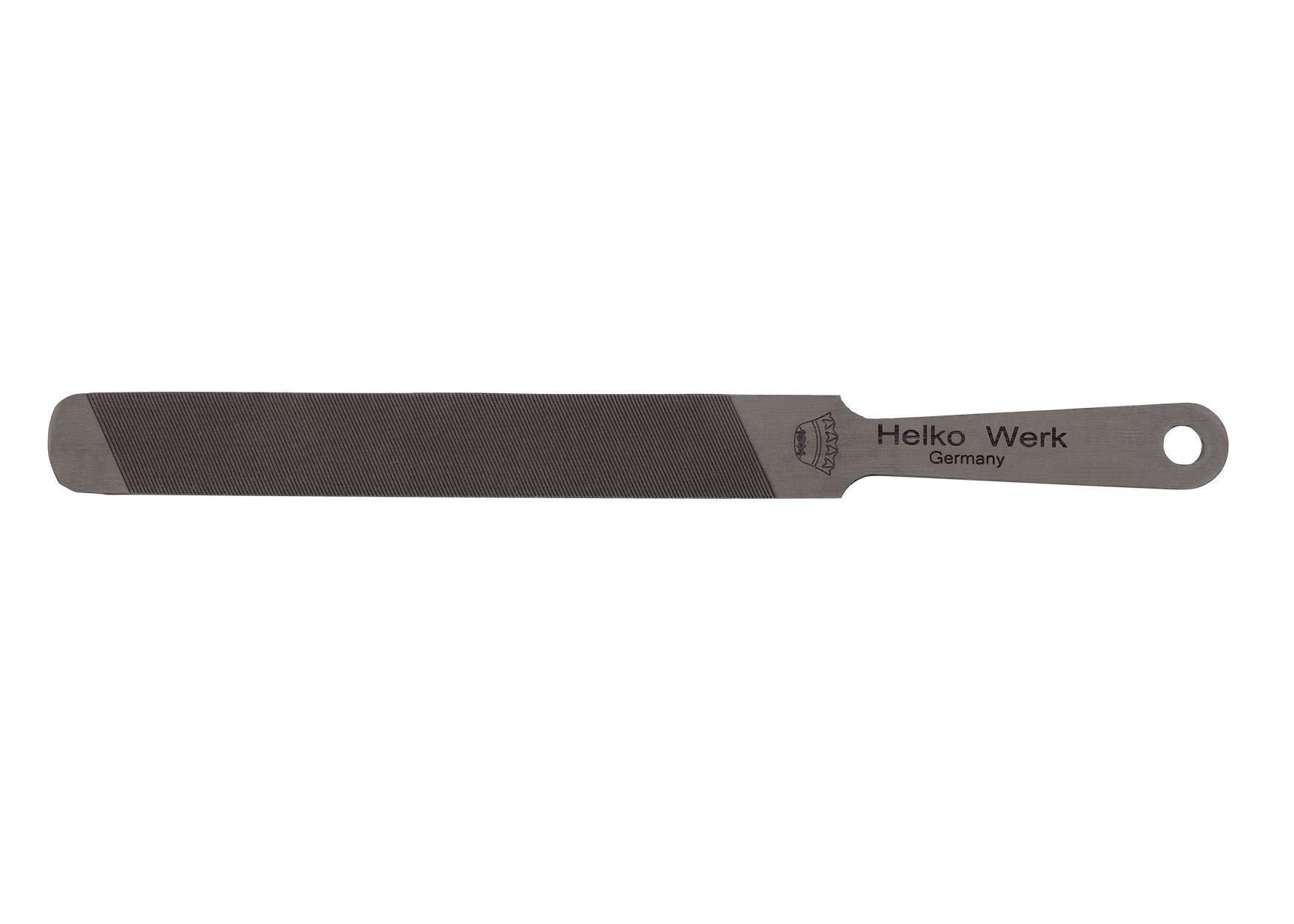 1844 Helko Werk Germany Dual Sided Axe Sharpening File - Professional Axe Sharpener with Single-Cut & Cross-Cut Metal File (Compact File #22101) - Perfect for Camping, Woodworking & Outdoor Tool Maintenance