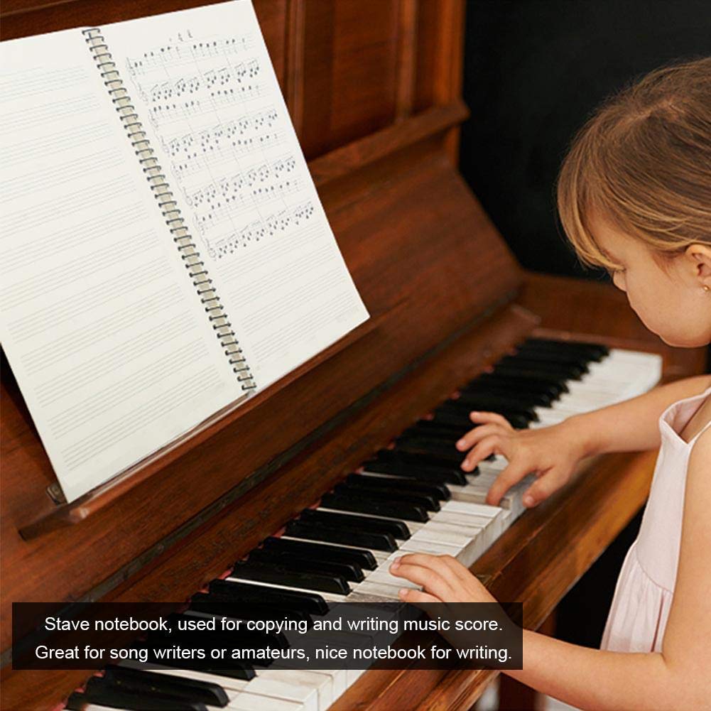 Blank Sheet Music Notebook - 100 Pages Staff Paper for Composing, Songwriting & Music Notation | Perfect for Musicians, Students & Teachers | Use for Piano, Guitar, Violin & More
