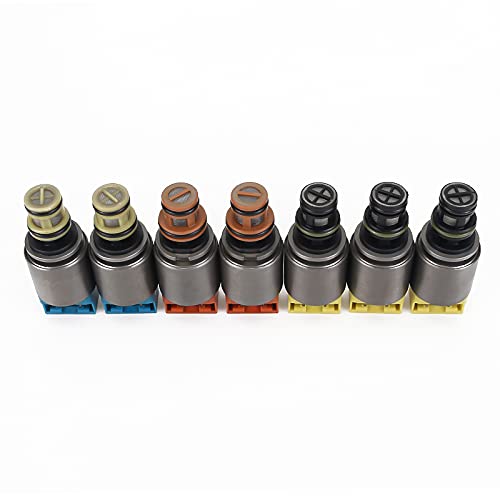 7PCS ZF 6HP21 6HP28 6HP26 6HP19 6HP34 Transmission Solenoid Set GEN2 - Compatible with BMW Audi 2002 & Up Models - Perfect for Transmission Repair & Maintenance