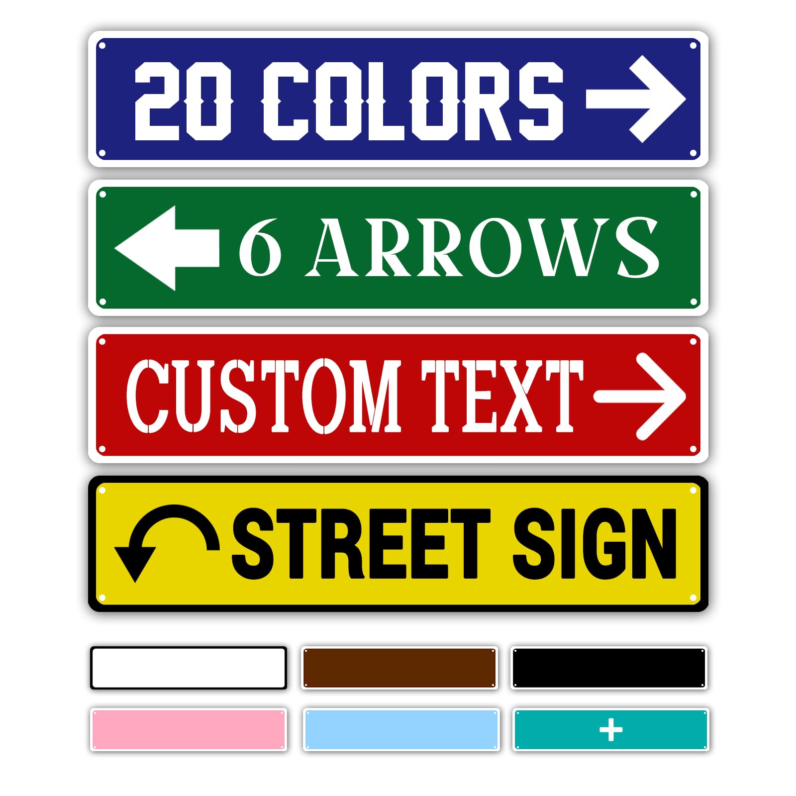 Custom Metal Road Sign with Arrow - Personalized Outdoor Sign for Home, Office & Business Decor - Perfect for Funny Gifts, Bedroom Wall Art & Business Branding