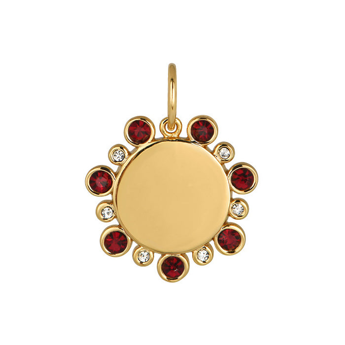 Goldbug Collection January Birthstone Pendant Necklace - Genuine Garnet Jewelry Gift for Women - Perfect for Birthday, Anniversary & Everyday Wear