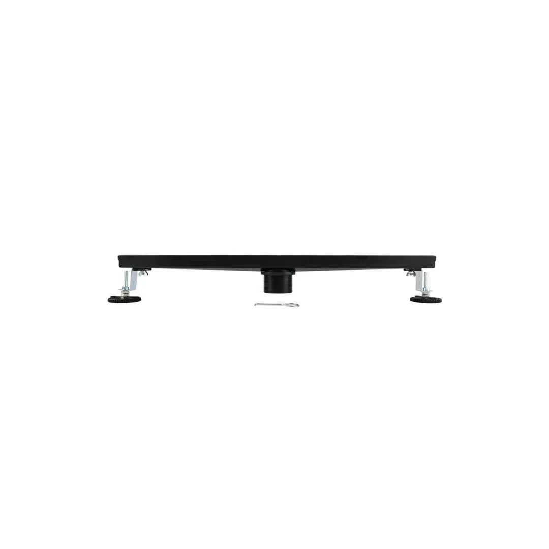 Linear Drain Slot Square Grid Small Squares 48 Matte Black - Premium Bathroom & Shower Drain for Modern Home Design