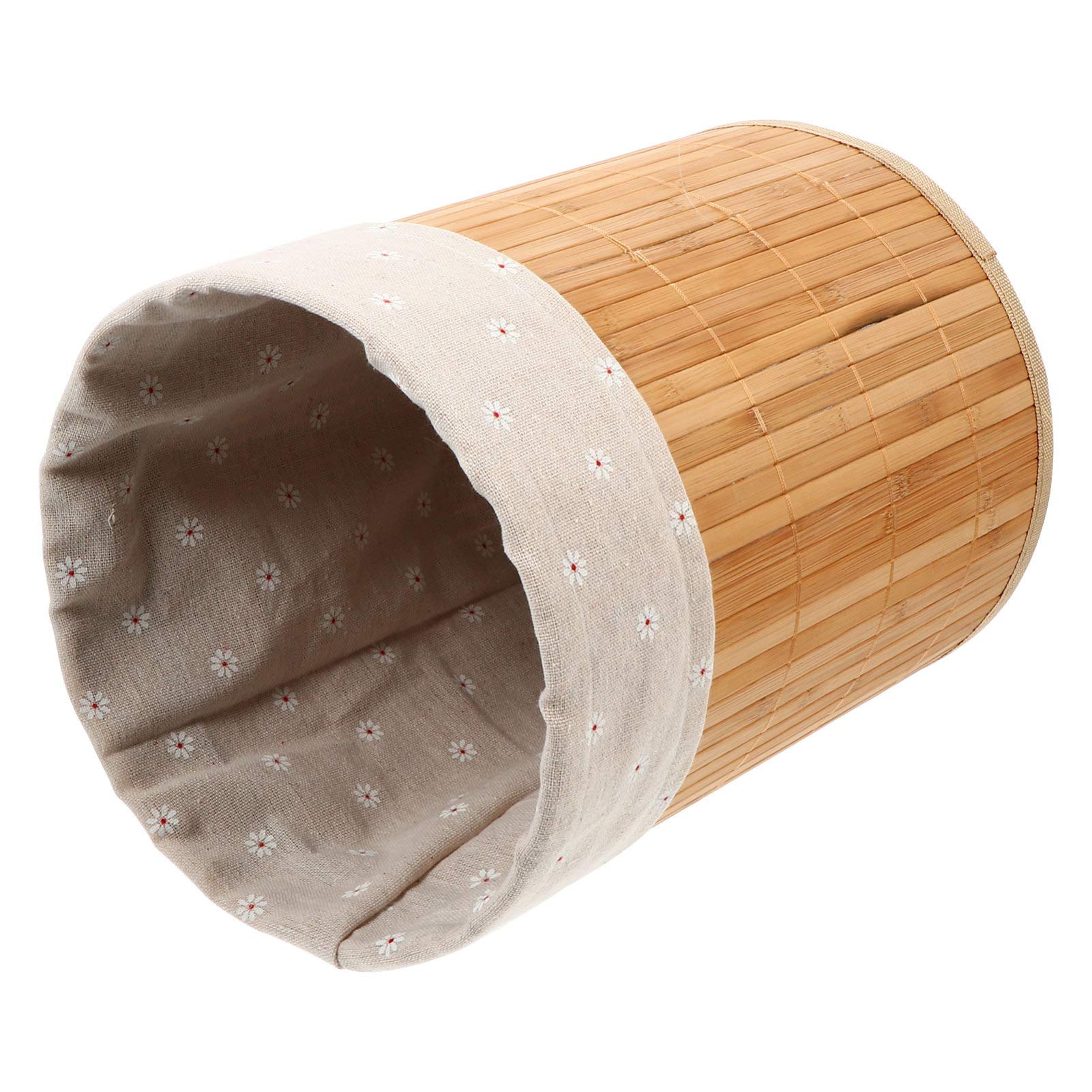 WINOMO Hand-Woven Bamboo Wicker Storage Basket - Multipurpose Organizer for Plants, Laundry, Toys & Clothes | Perfect for Home Decor, Nursery Organization & Bathroom Storage