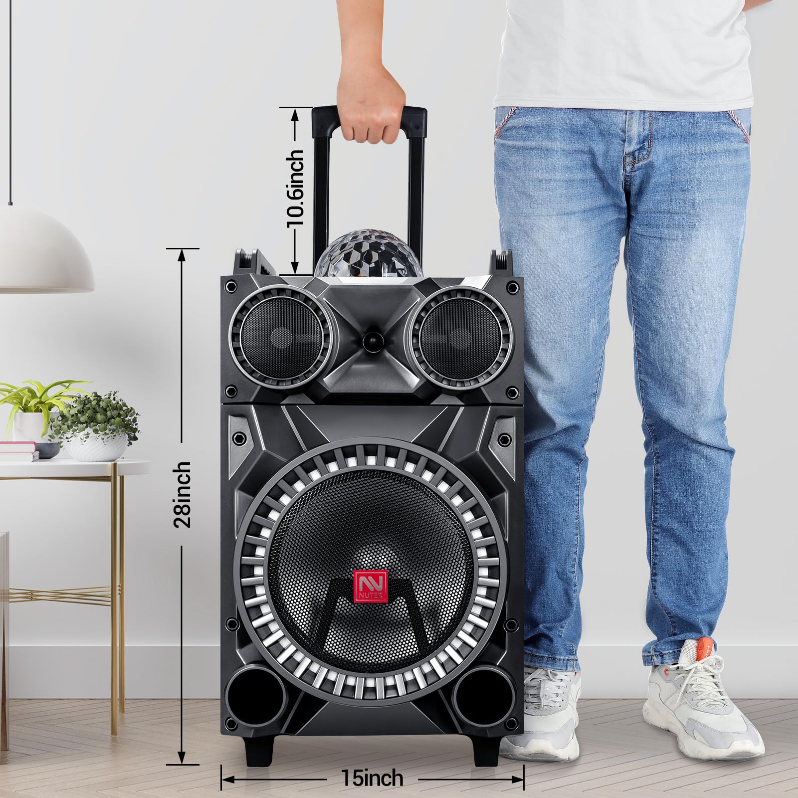 Portable Wireless Bluetooth Speaker with 12