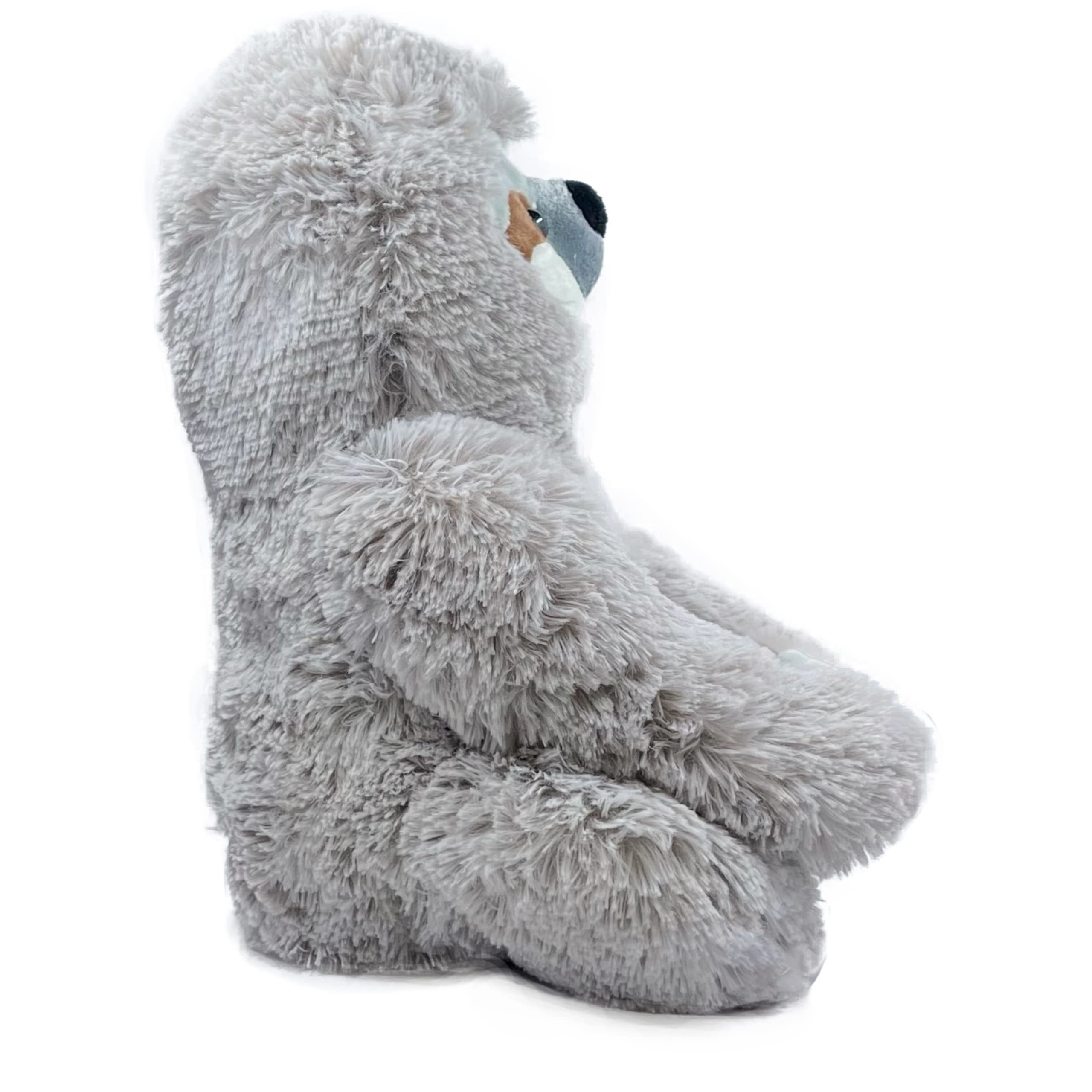 KINREX Realistic Sloth Stuffed Animal Plush Toy - 13 Inch Gray Three-Toed Sloth for Kids, Babies & Adults | Perfect Gift for Christmas, Birthday, Thanksgiving & Easter | Cute Nursery Decor, Stress Relief & Snuggling Companion