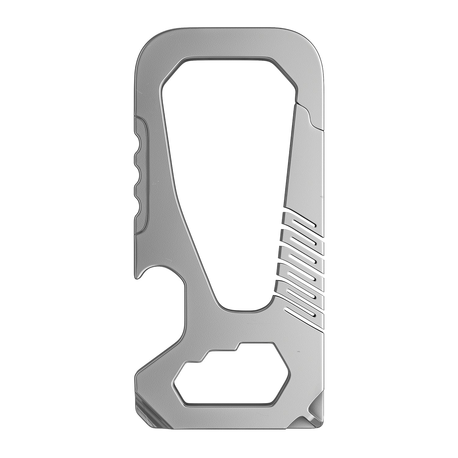 KC100 Multifunctional EDC Carabiner Keychain - Bottle Opener, Anti-Lost D-Ring Clip Holder for Car Keys, House Keys & Outdoor Gear | Perfect for Camping, Hiking, Travel & Everyday Carry (EDC) Accessories