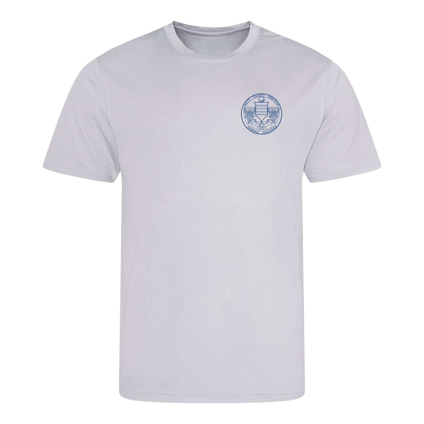 Wiltshire County ASA Championships 2025 T-Shirt - Heather Grey - Comfortable Cotton Tee for Swimming Competitions & Team Spirit