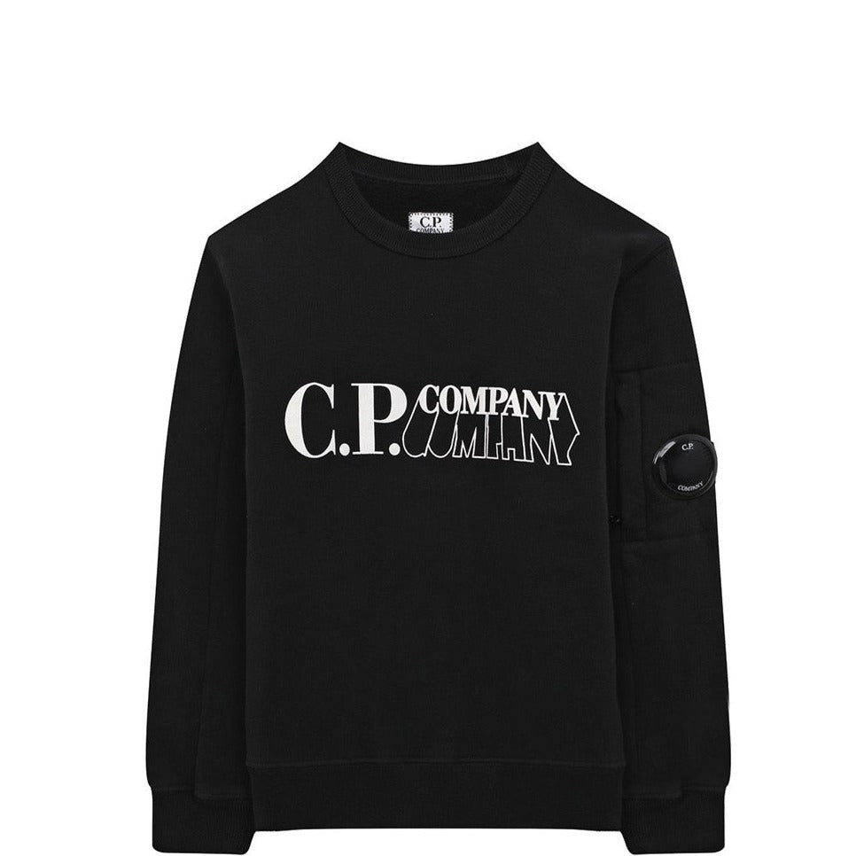 Kids CP Company Black Lens Sweatshirt - Trendy Pullover Hoodie for Boys & Girls | Perfect for School, Playdates & Casual Outings