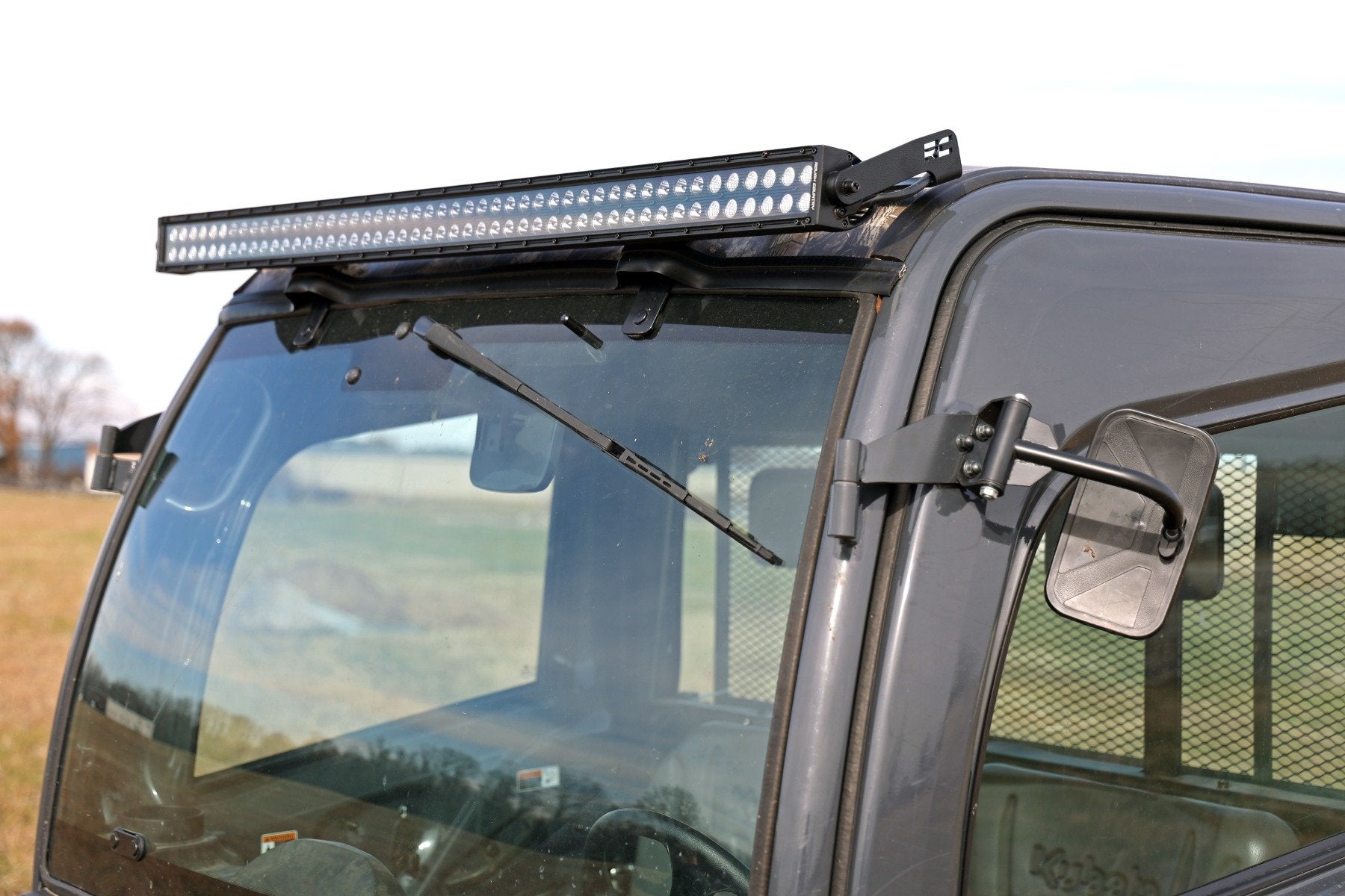 50 Single Row LED Light Bar Kit - Black Series, Front Facing for Kubota RTV X900/X1100 (98008) | Off-Road, Hunting, Farm & Utility Vehicle Lighting Upgrade