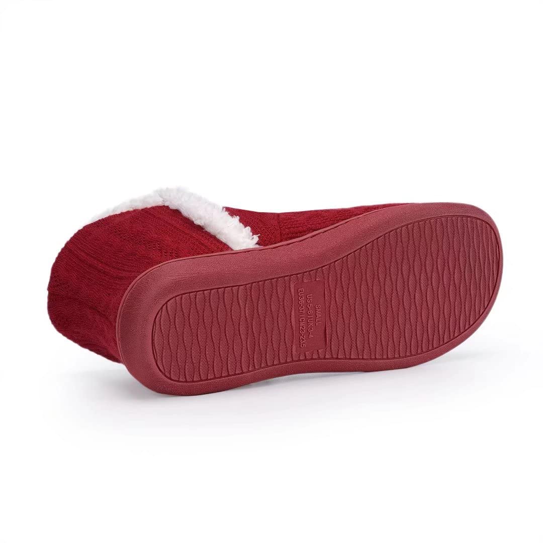 TUOBUQU Women's Cozy Fluffy Plush Bootie Slippers - Warm Indoor/Outdoor Winter House Shoes for Comfort & Style - Perfect for Lounging, Home Office, and Cold Weather Wear
