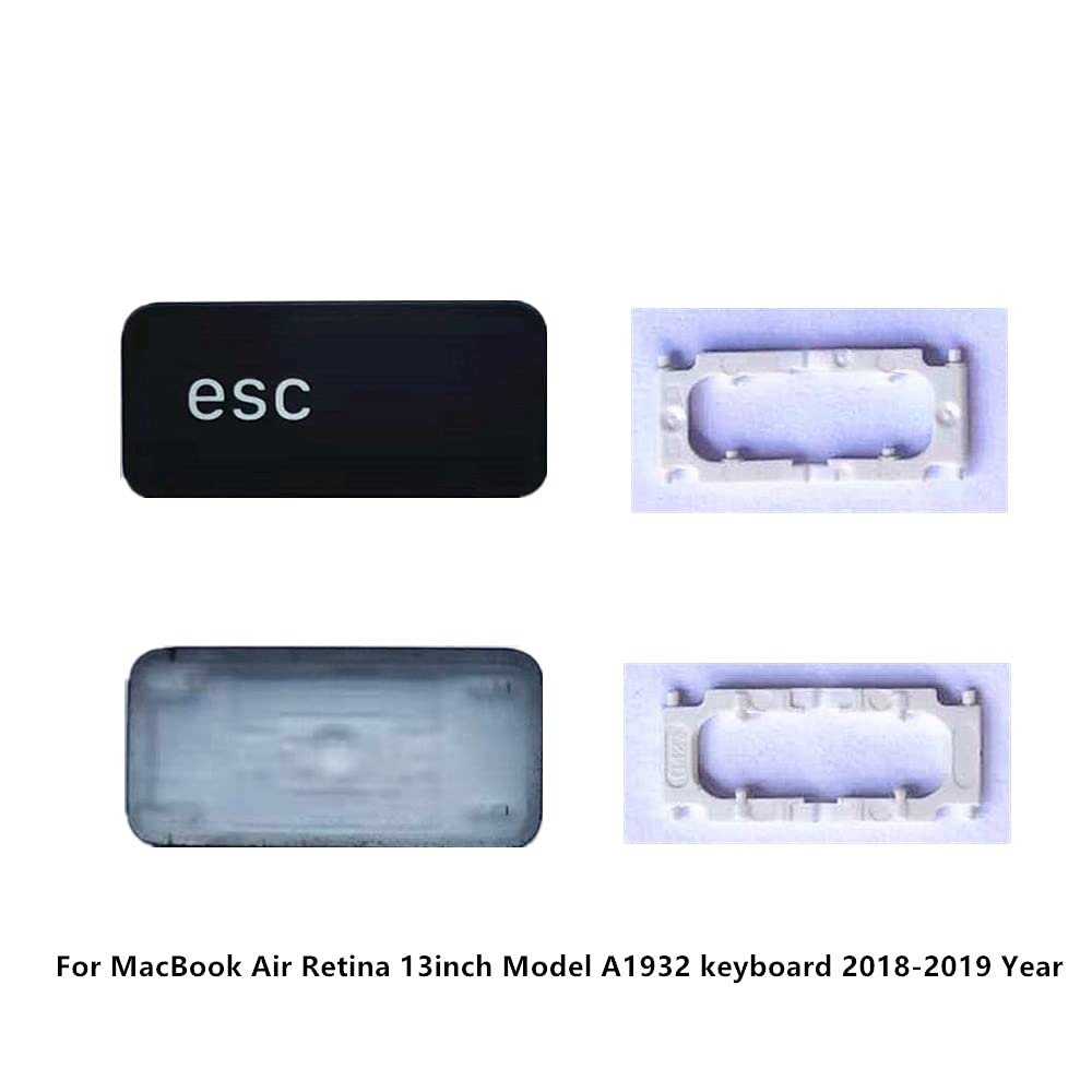 Replacement ESC Key Cap & Hinges for MacBook Air A1932 (2018-2019) - Fix Broken Escape Key | Perfect for Typing, Coding & Office Work