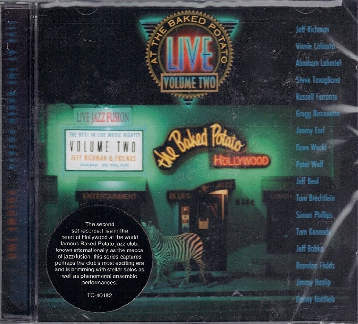 Live At The Baked Potato Vol. 2 - Jazz Fusion Concert Album - Perfect for Music Lovers & Jazz Enthusiasts