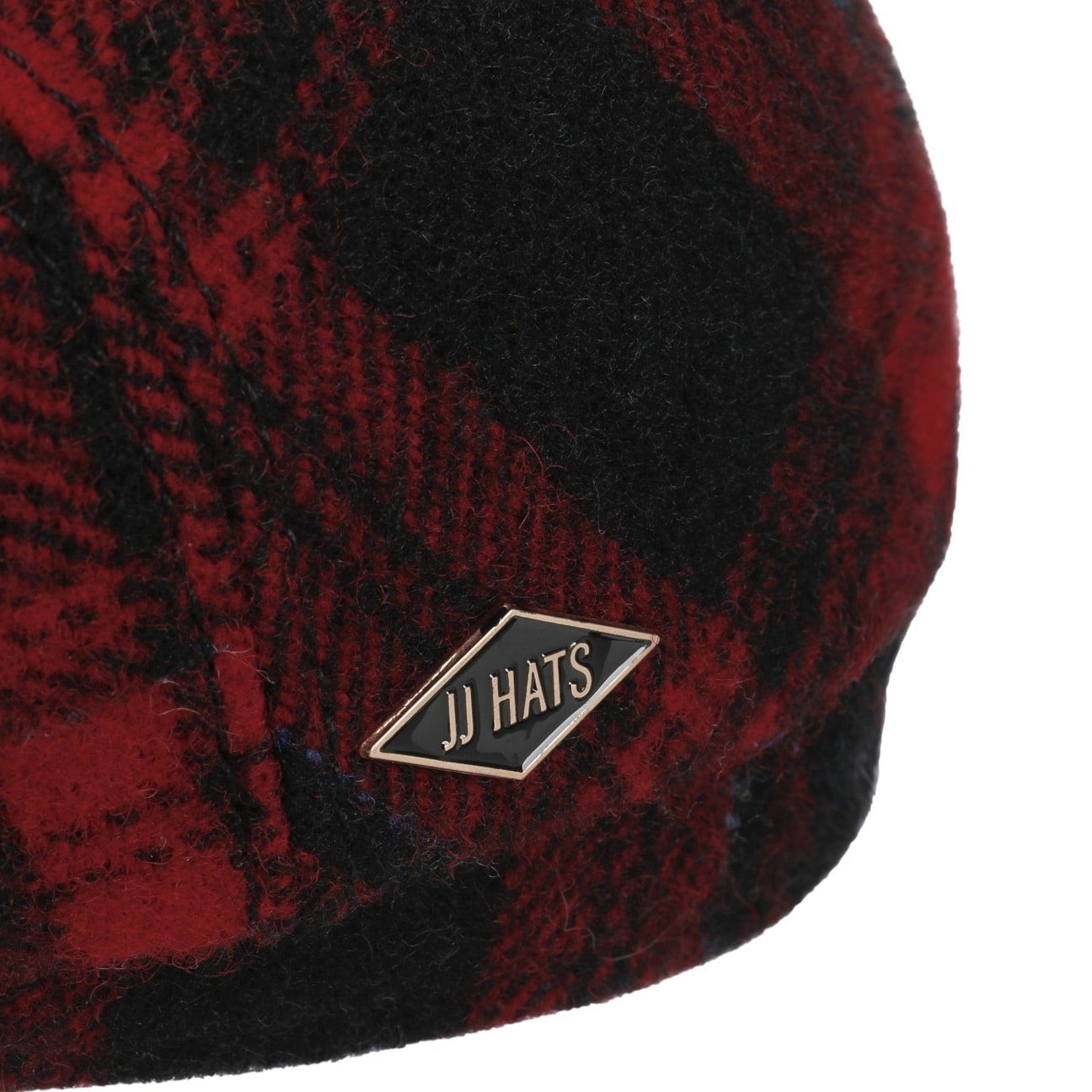 JJ Hats Men's Vintage Flannel Driver Cap - Classic Wool Newsboy Hat for Winter, Fall & Outdoor Activities (Hunting, Fishing, Hiking)