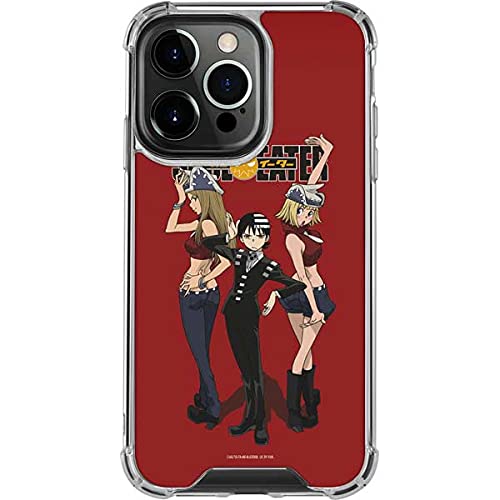Skinit Clear Phone Case for iPhone 13 Pro - Official Soul Eater Anime Design | Slim Protective Cover | Perfect for Anime Fans & Daily Use