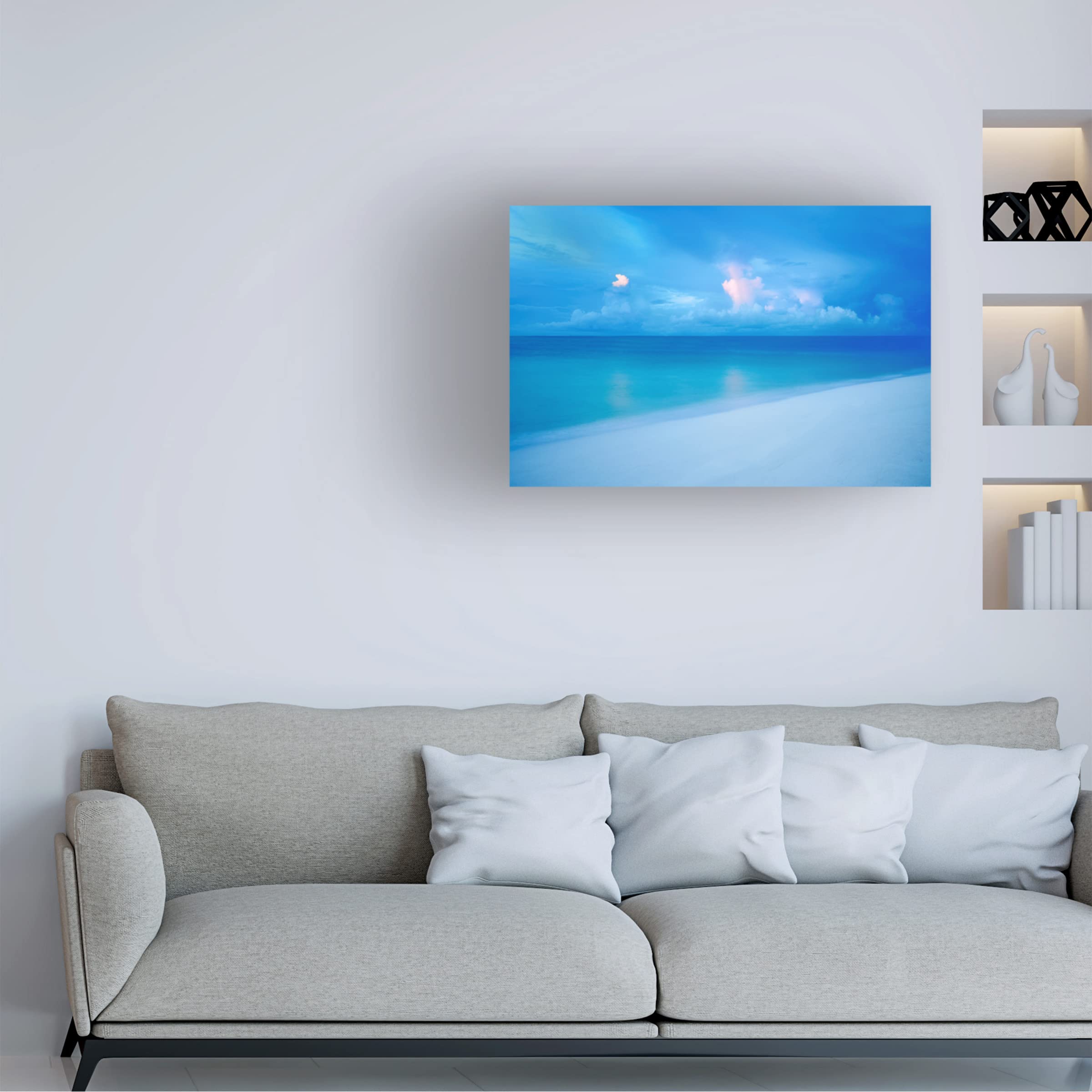 Sunrise 8 Canvas Wall Art Print by Dennis Frates - Stunning Landscape Painting for Living Room, Bedroom & Office Decor | TM Trademark Fine Art Collection