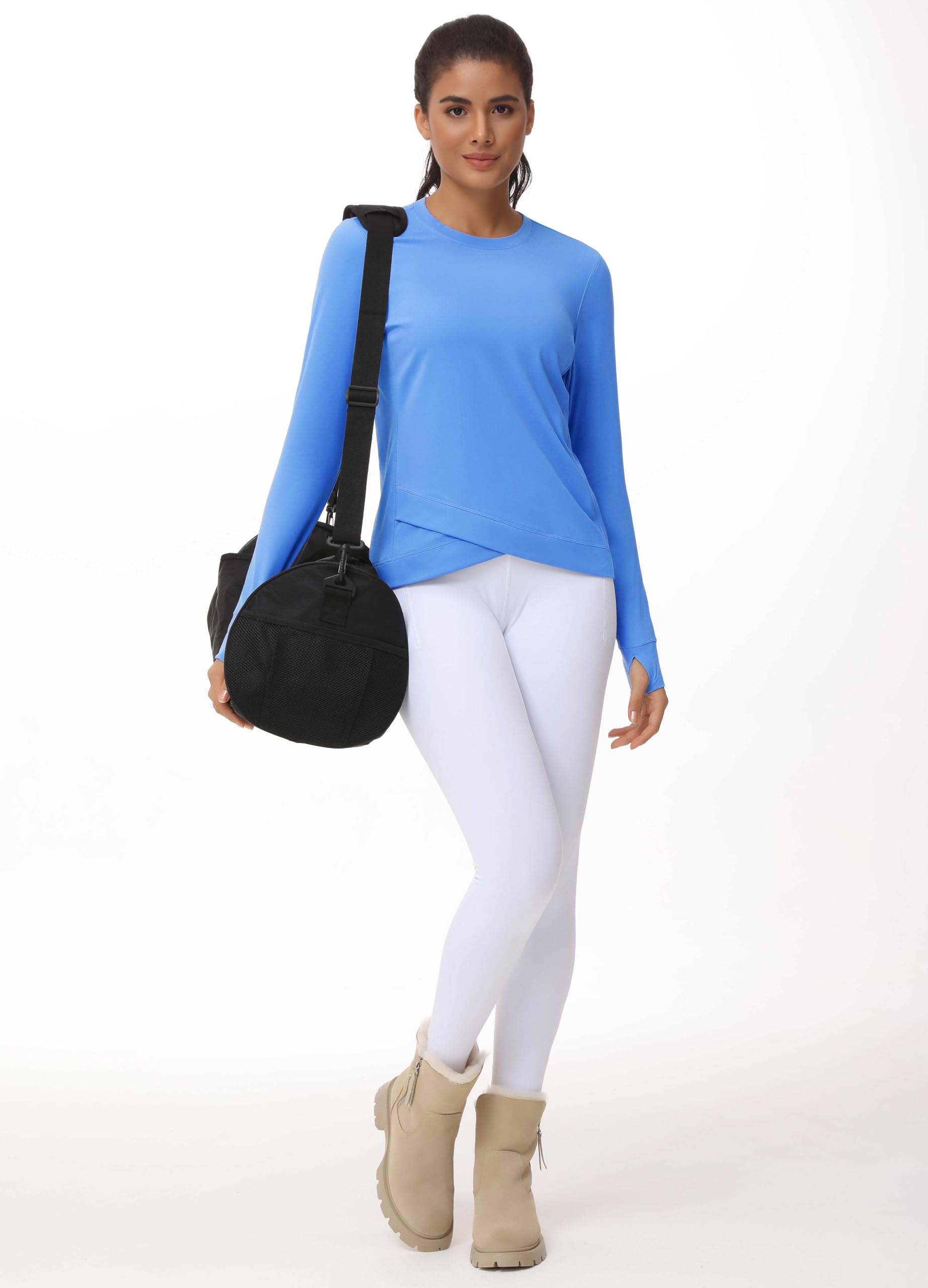 Women's Long Sleeve Compression Shirts - Workout Tops for Running, Yoga & Fitness with Thumb Holes | Moisture-Wicking Athletic Shirt for Women | Perfect for Gym, Training & Outdoor Activities