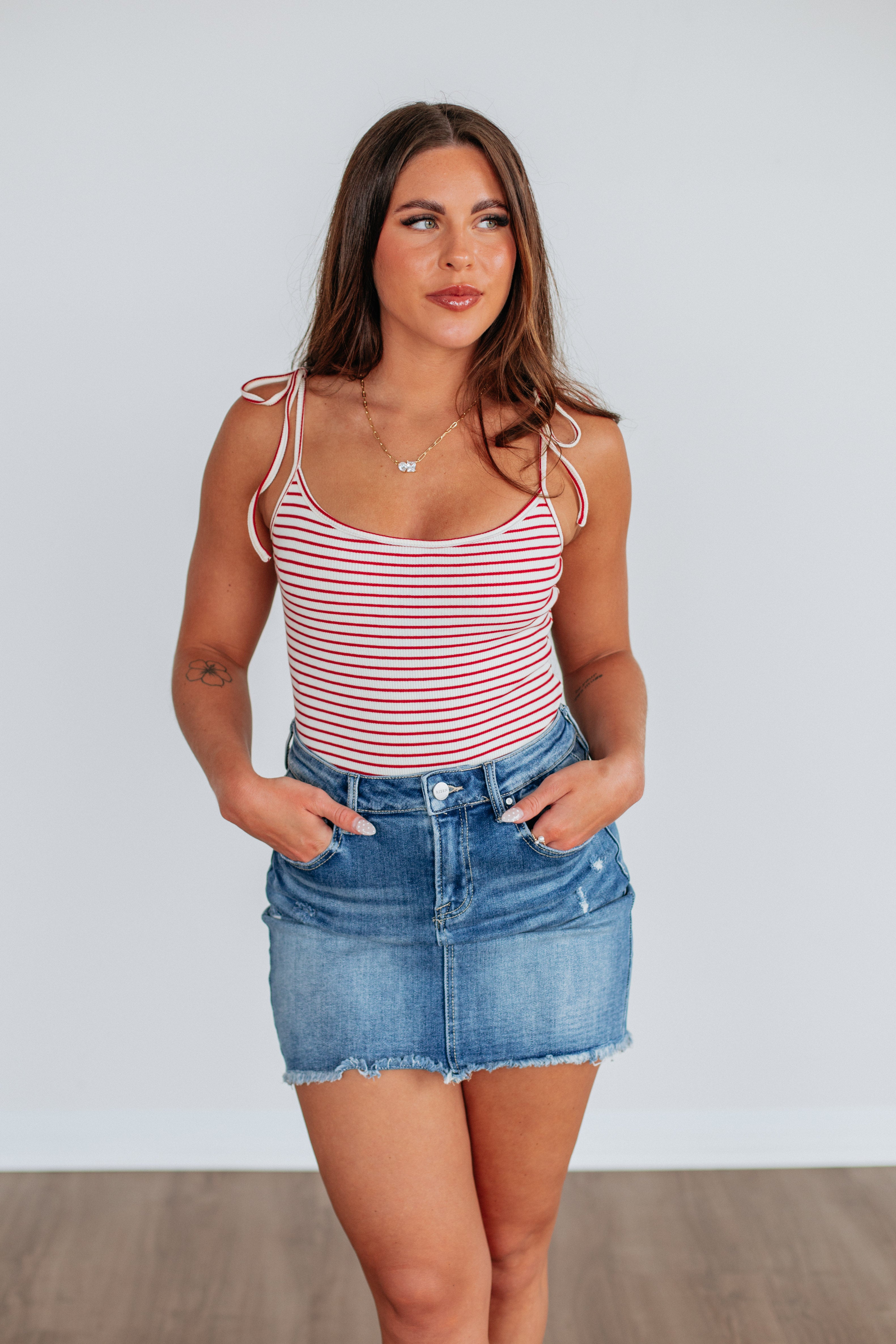 Everest Risen Skirt for Women - High Waist Flowy A-Line Midi Skirt with Pockets | Perfect for Office, Date Night & Summer Outfits