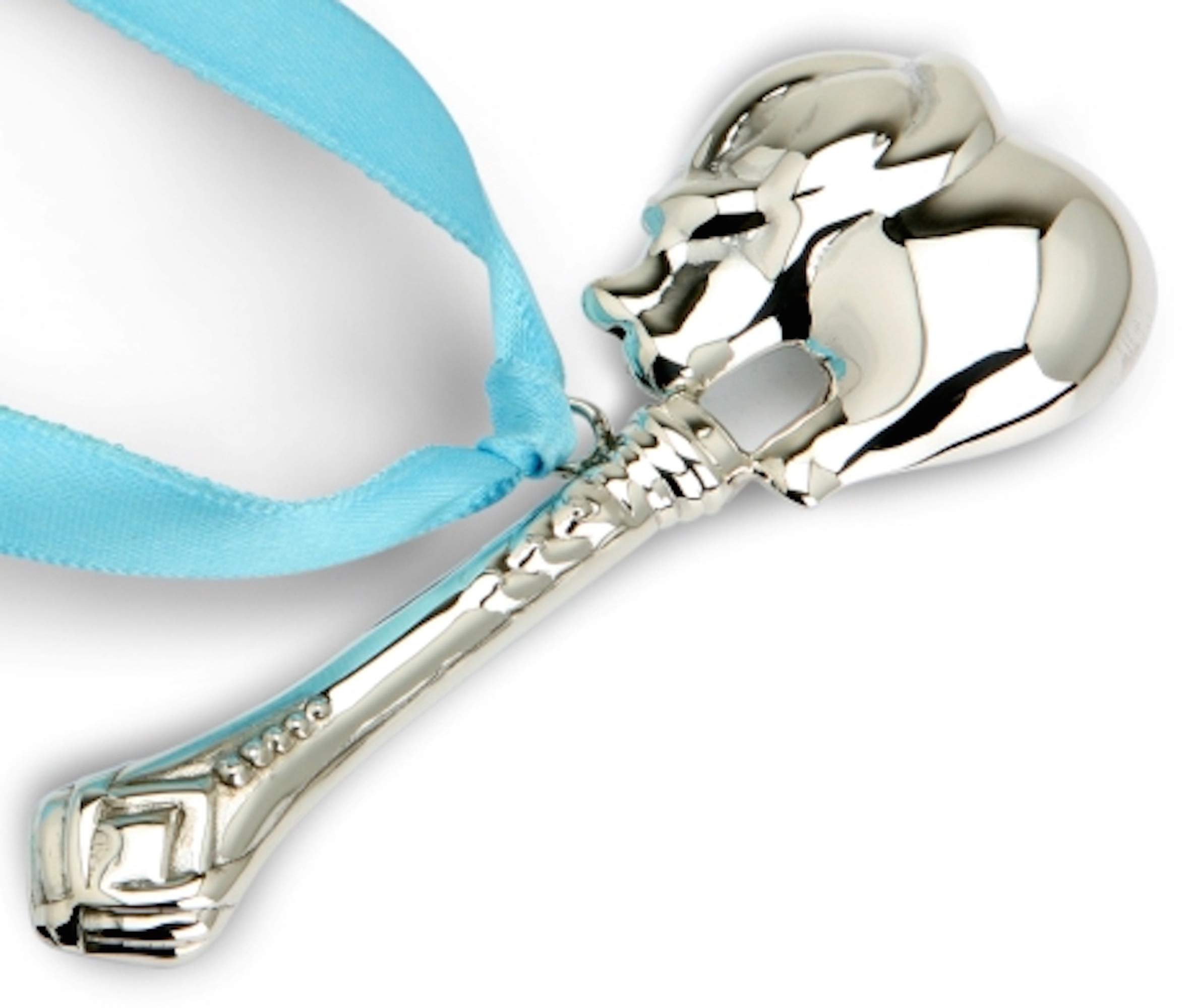 925 Sterling Silver Elephant Rattle - Perfect Newborn Baby Gift for Boys & Girls - Hypoallergenic, Non-Tarnishing & Durable - Elegant Gift Box - Ideal for Christenings, Baby Showers & 1st Birthday Presents