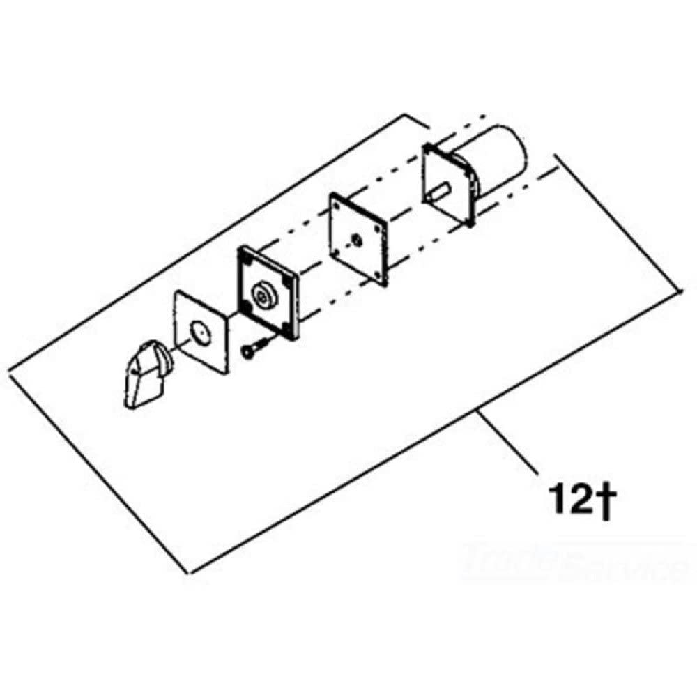 Ridgid 20113 Switch Assembly 1224 - Replacement Part for Power Tools | Ideal for RIDGID Drills, Saws, and Grinders