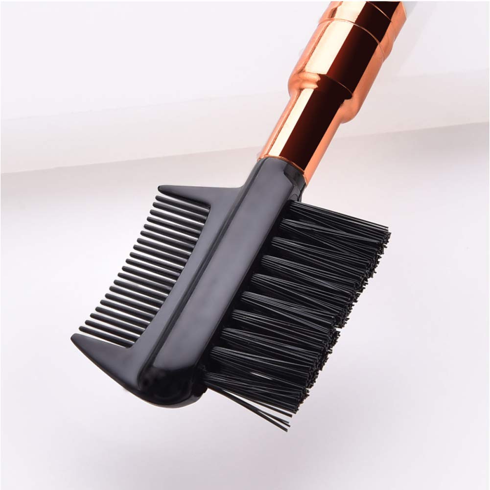 3 Pcs 2-in-1 Mascara & Eyebrow Brushes with Dual-Comb - Professional Makeup Tools for Eyelash Extension & Eyebrow Styling | Perfect for Travel, Salon & Home Beauty Routine