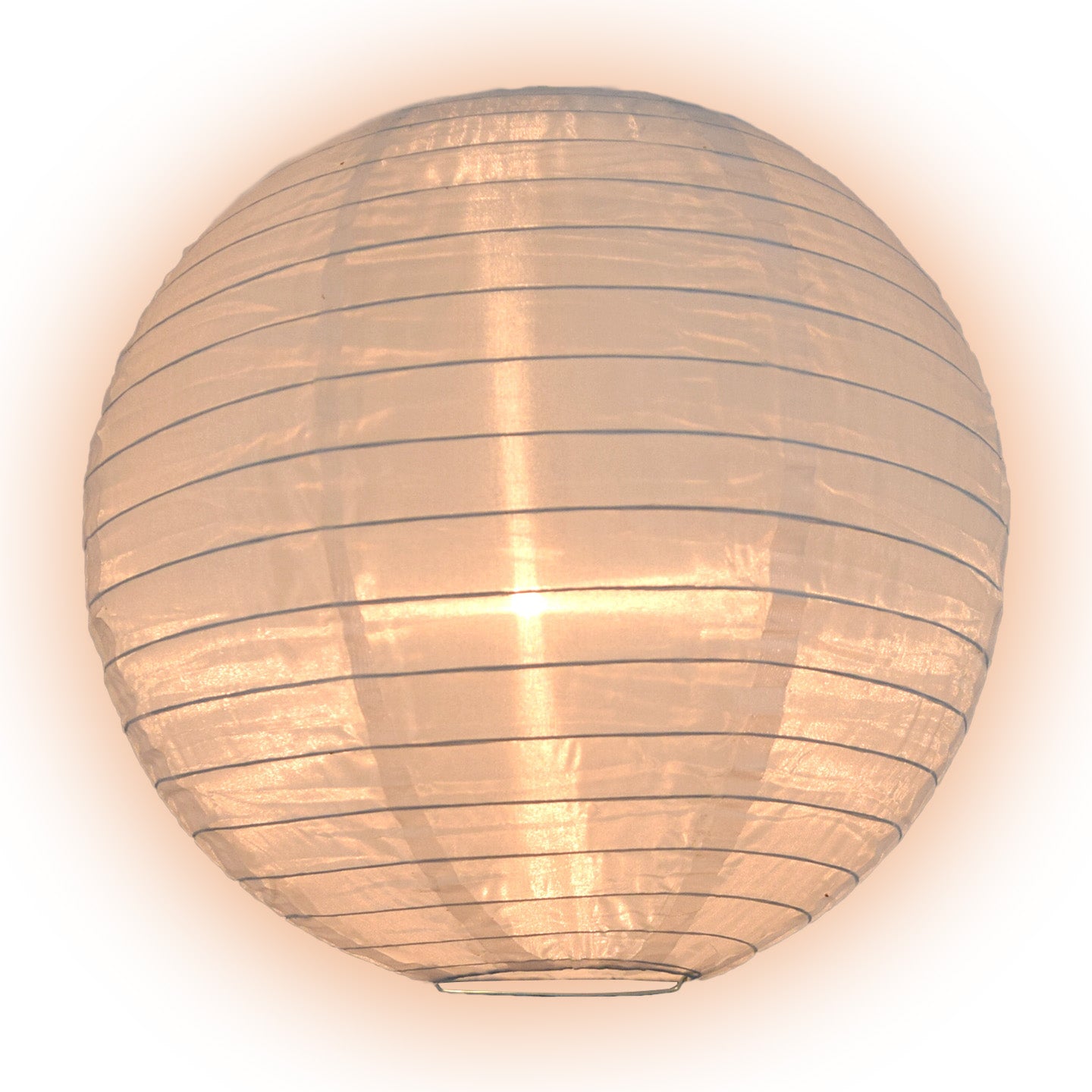 30 Pack White Jumbo Shimmering Nylon Lanterns with Even Ribbing - Durable Party Decorations for Weddings, Birthdays & Outdoor Events (Value Pack)