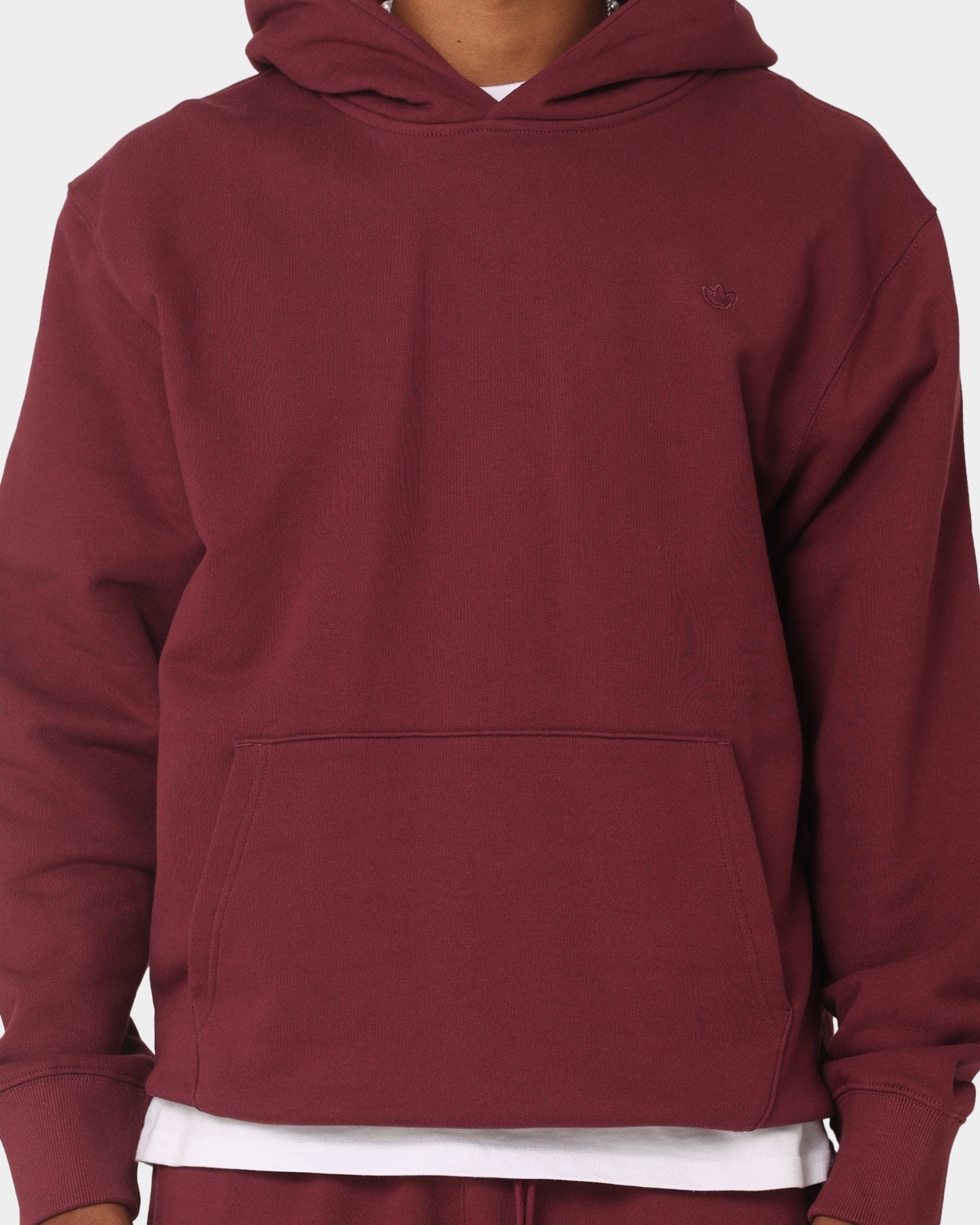 Adidas Originals French Terry Hoodie for Men & Women - Shadow Red | Comfortable Casual Pullover Sweatshirt for Gym, Running & Everyday Wear