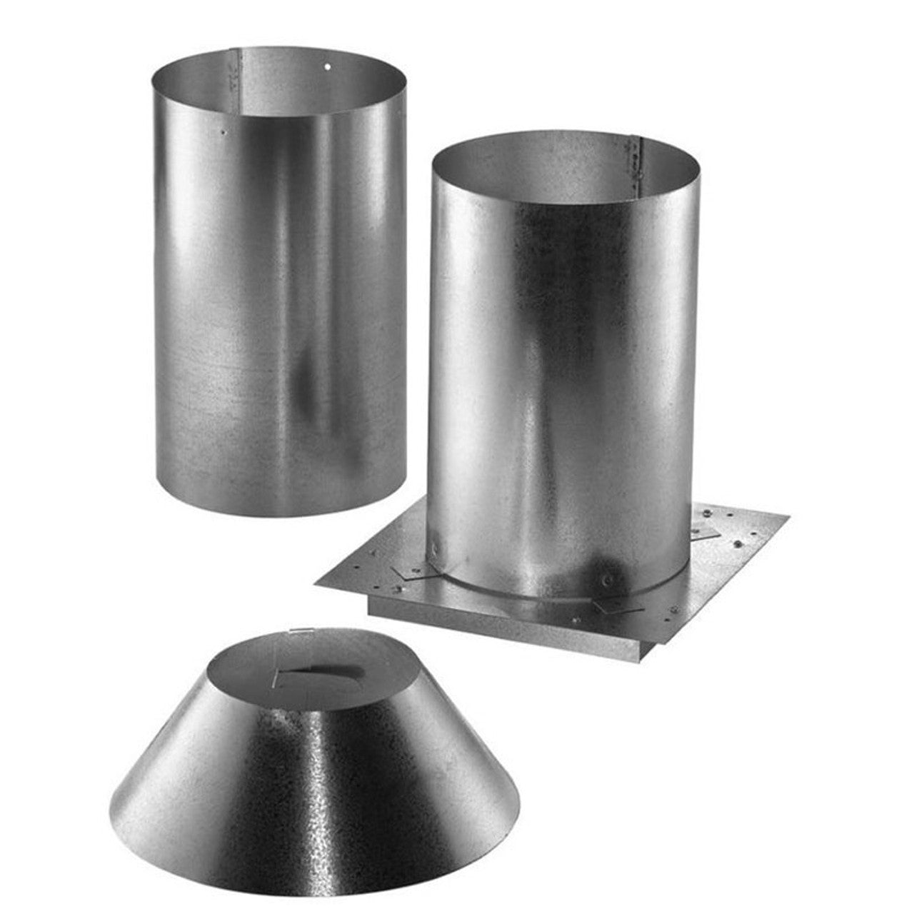 3 Pack PelletVent Pro Attic Insulation Shield - Fireproof Roof Vent Pipe Protection for Wood Stoves & Pellet Vents | Ideal for Home Heating Systems & Fireplace Safety