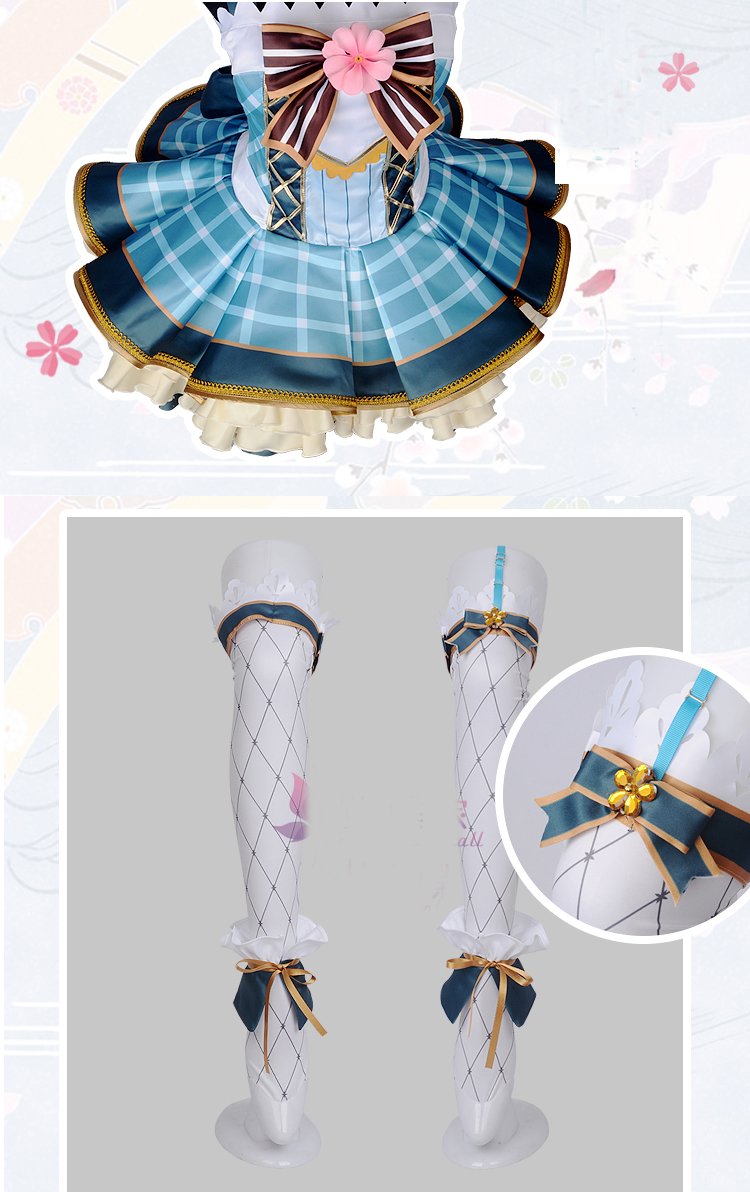 ROLECOS Girls Flower Bouquet Cosplay Costume - Japanese Anime Lolita Dress for Cosplay, Halloween & Party Outfits