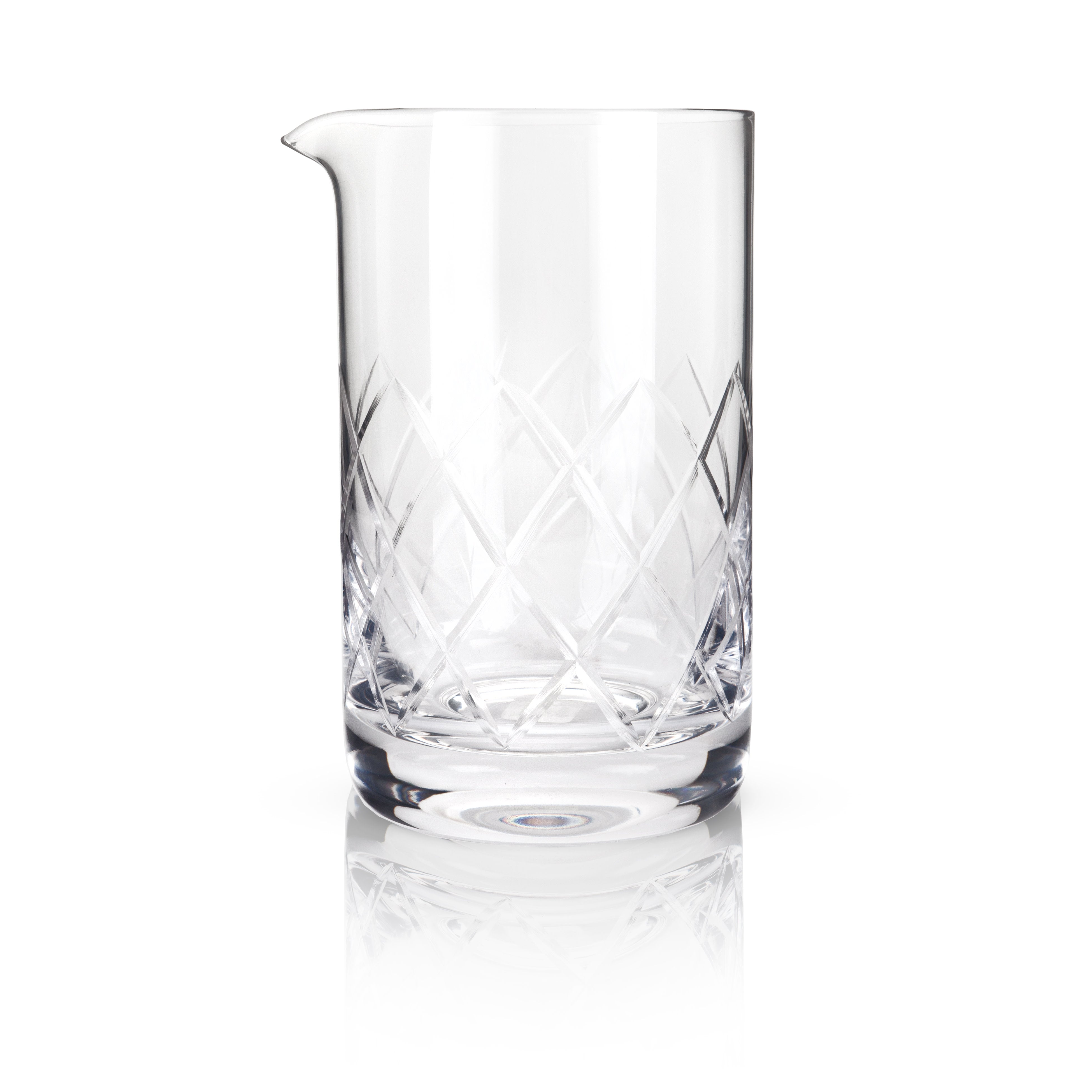 Premium Extra Large Crystal Mixing Glass - 24oz Bartender Cocktail Mixing Cup for Whiskey, Martini & Craft Drinks - Perfect for Home Bars, Professional Use & Cocktail Parties