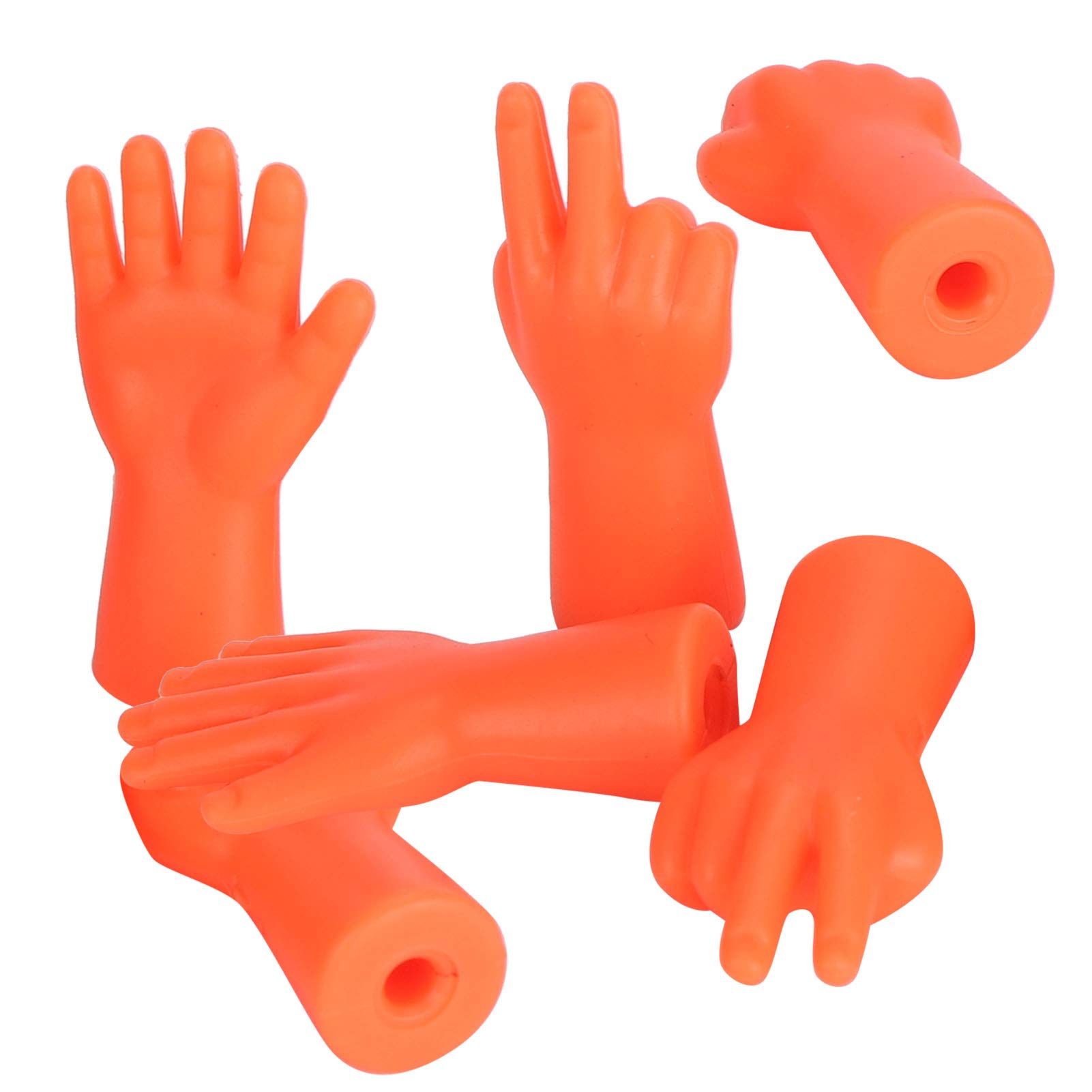 Premium Knitting Needle Caps & Point Protectors - Durable Needle Accessories for Knitting Enthusiasts & Beginners (Orange) - Perfect for Craft Projects, Yarn Storage & Travel Knitting