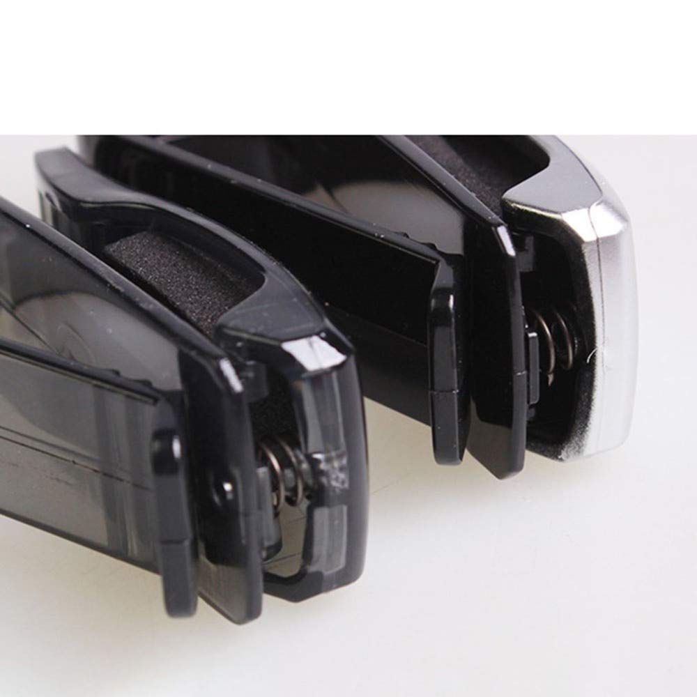 Red Car Sunglasses Holder & Clip - Secure Glasses, Tickets & Cards - Sun Visor Mount Accessory for Auto Interior Organization - Perfect for Road Trips & Daily Commutes