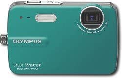 Olympus Stylus Waterproof 550 WP Digital Camera in Teal - Perfect for Underwater Photography, Travel & Outdoor Adventures