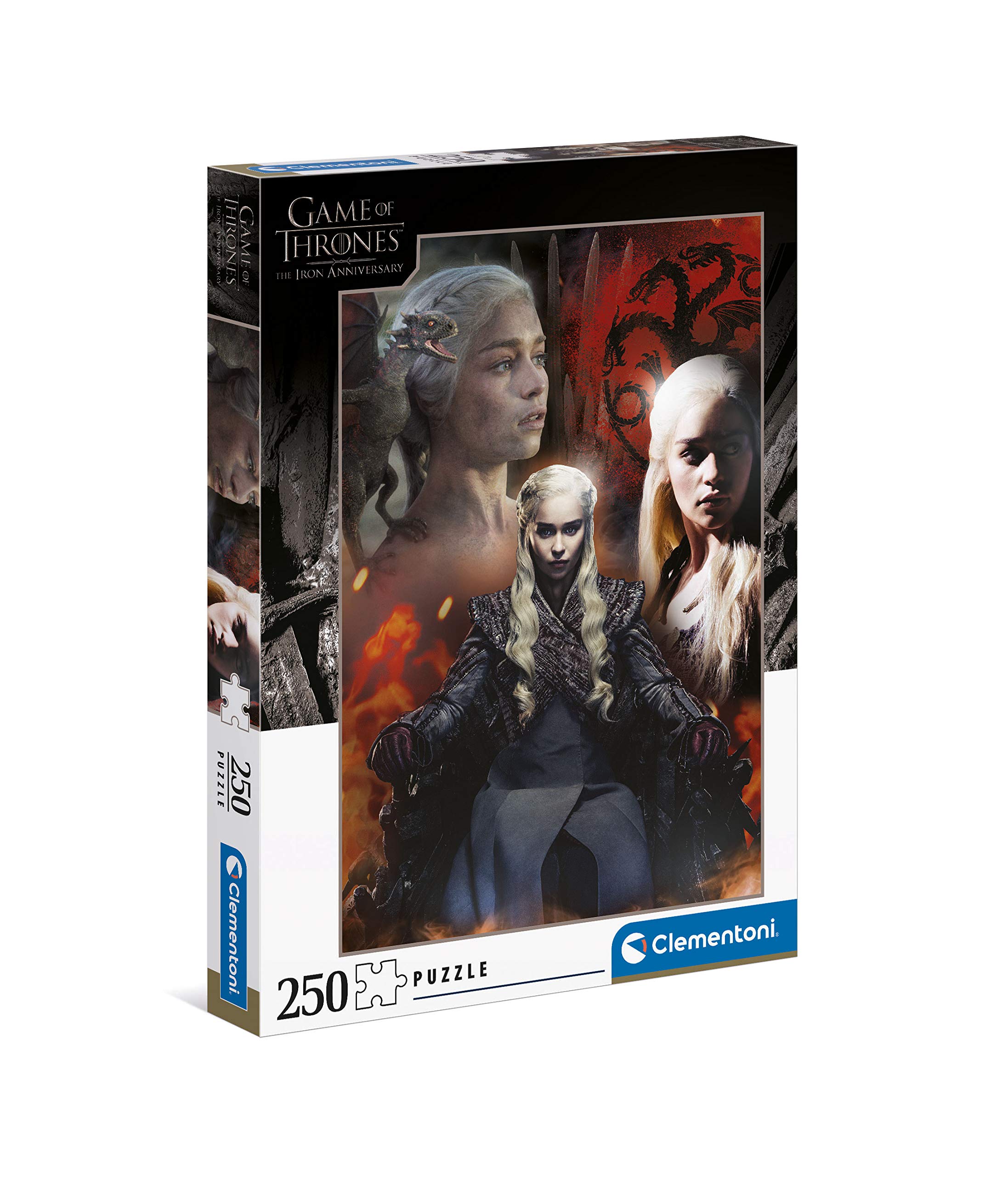 Clementoni Game of Thrones 250-Piece Puzzle for Adults - Characters from the Series (29057) | Perfect for GOT Fans, Home Decor & Relaxation