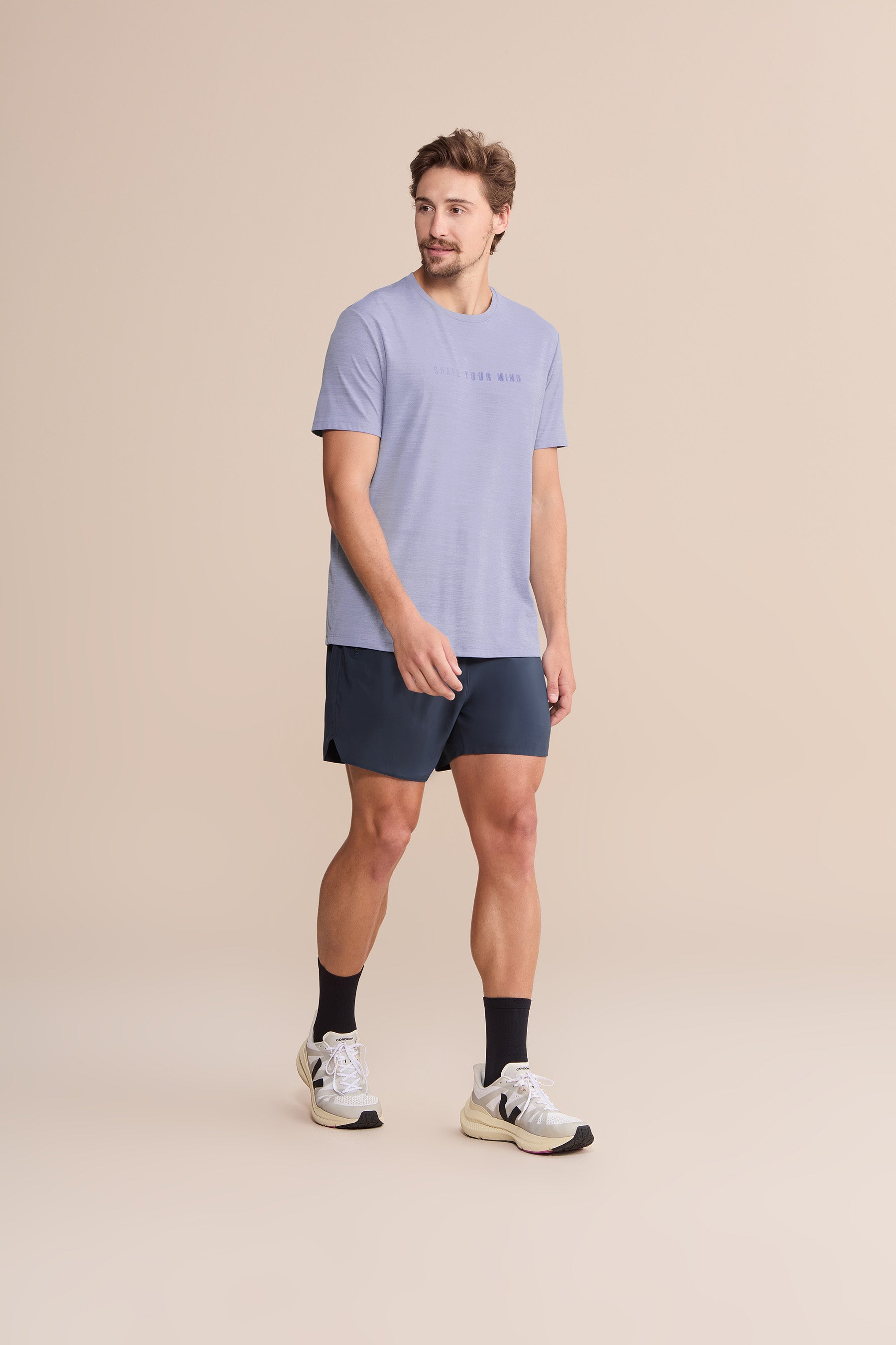 Men's Comfortable Fitted Skin T-Shirt - Soft Cotton Stretch Tee for Casual Wear, Gym & Everyday Use