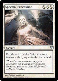 Magic The Gathering - Spectral Procession - Duel Decks: Sorin vs Tibalt | Premium MTG Card for Collectors & Players | Perfect for Commander, Modern & Casual Play