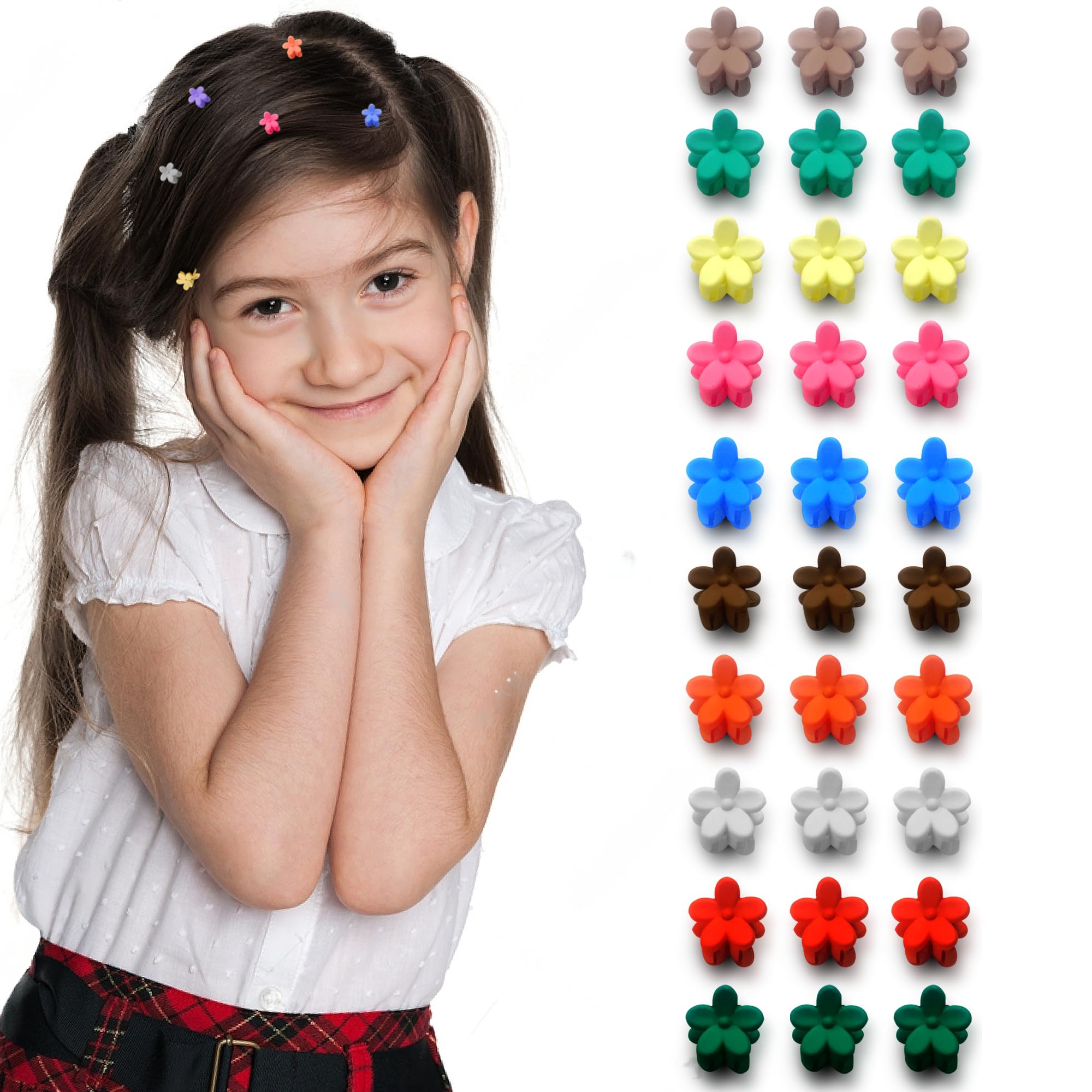 10Pcs Colorful Hair Clips for Girls & Baby Girls - Non-Slip Kids Hair Accessories for School, Party & Daily Use - Cute Hair Clips for Toddlers & Infants (Multicolor)
