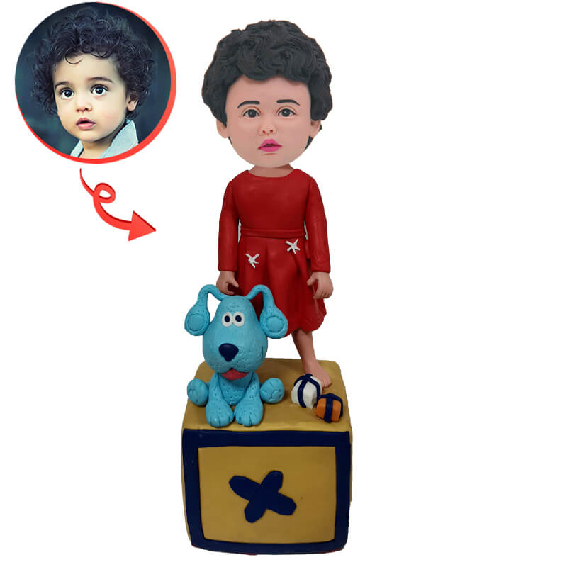 Custom Personalized Lovely Kids and Toys Bobblehead - Unique Gift for Birthdays, Baby Showers & Home Decor