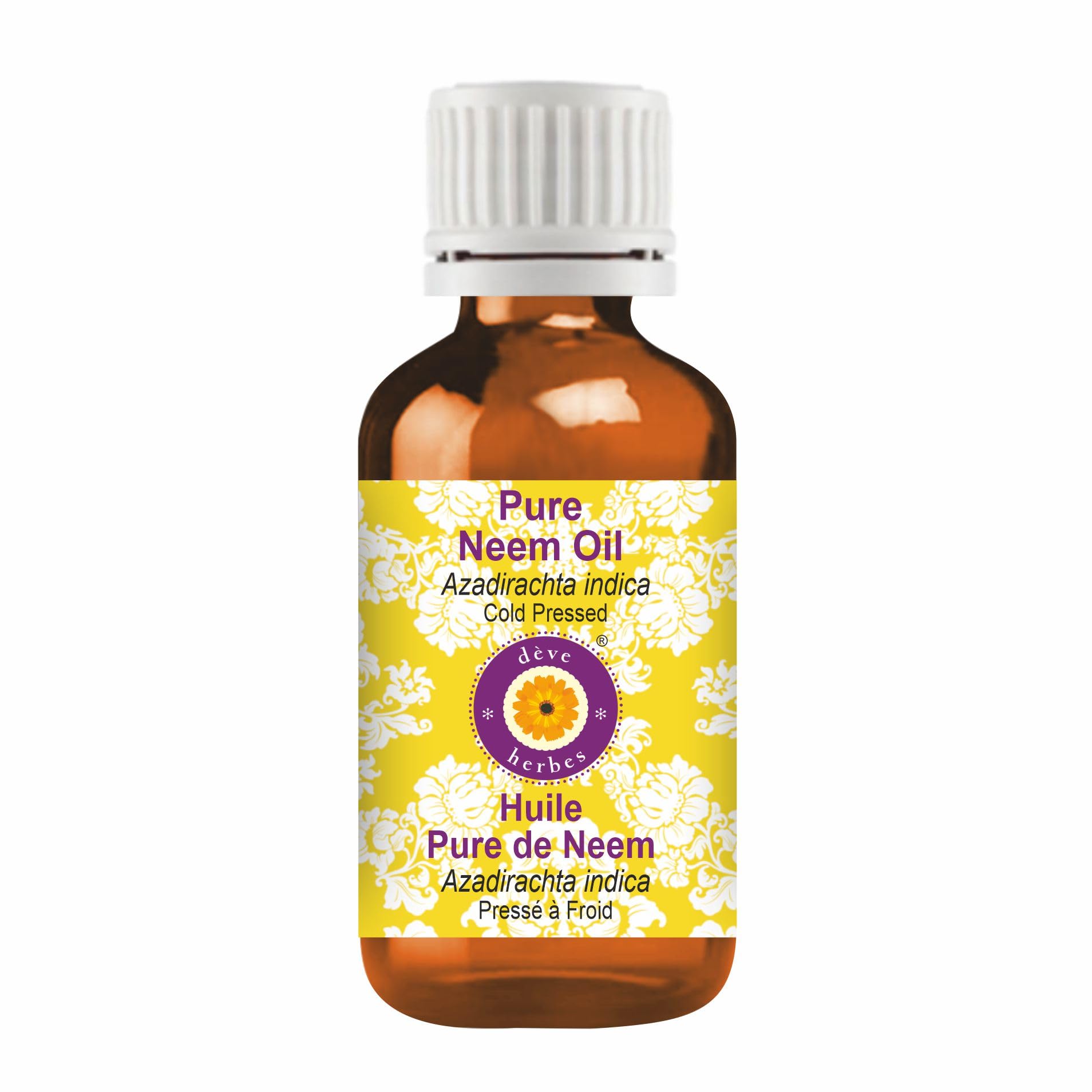Pure Neem Oil (Azadirachta indica) 50ml - 100% Natural, Cold Pressed, Therapeutic Grade for Skin & Hair Care - Ideal for Organic Gardening, DIY Beauty & Natural Remedies