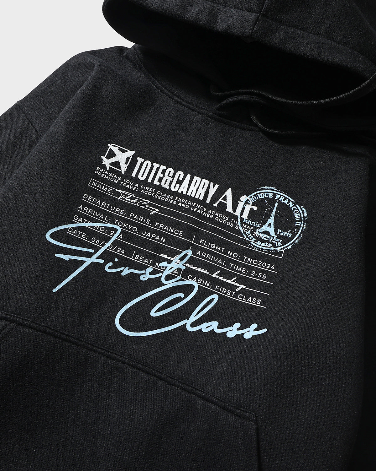 Globetrotter Hoodie & Sweats Set in Black - Cozy Travel Outfit for Men & Women | Perfect for Airplane, Road Trips & Casual Wear
