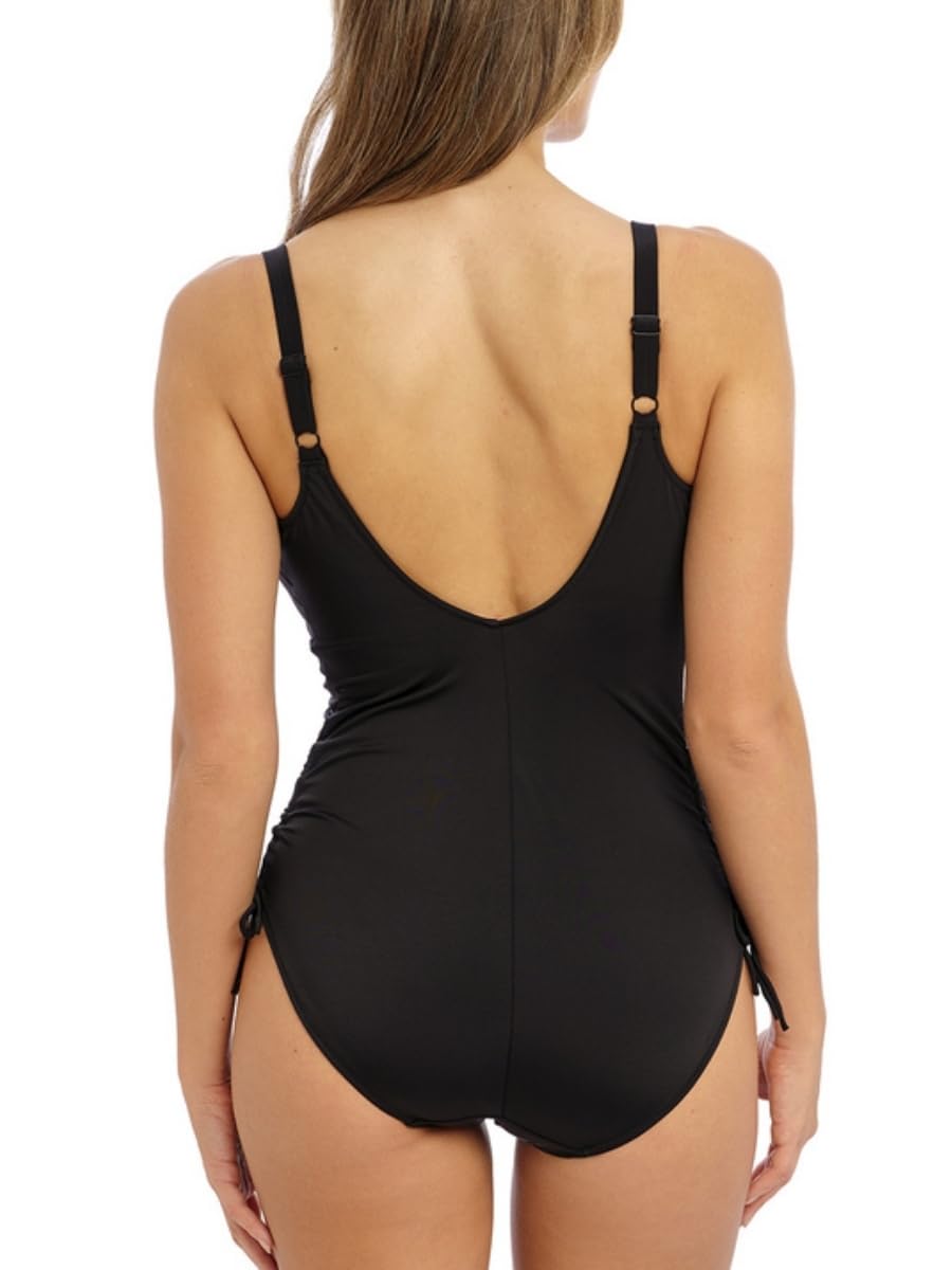 Fantasie Women's East Hampton Underwire One Piece Swimsuit - FS2842 - Black - 36G - Perfect for Beach Vacations, Pool Parties & Summer Getaways