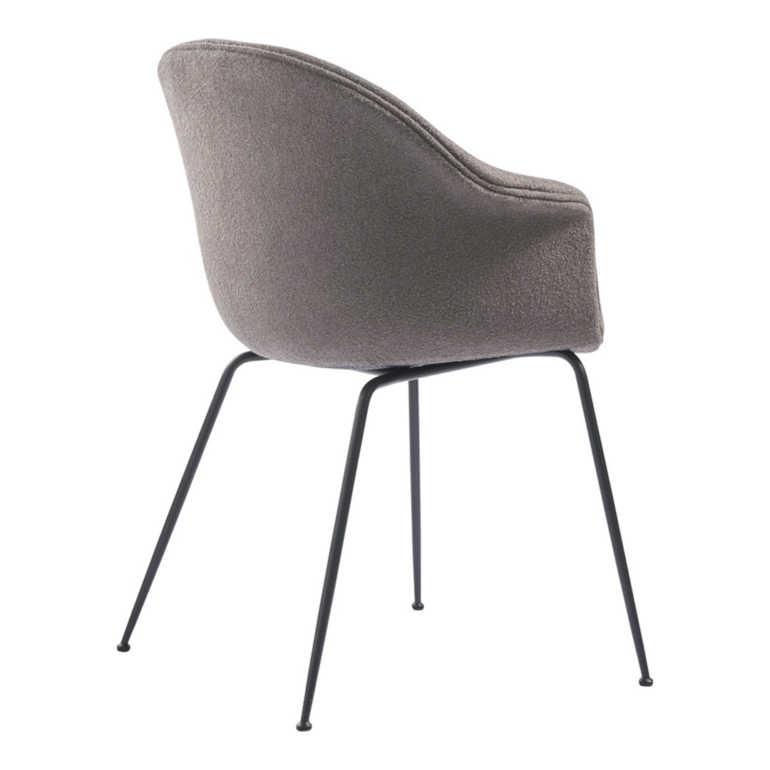 Bat Dining Chair with Conic Base - Fully Upholstered Modern Kitchen & Dining Room Furniture for Home Decor
