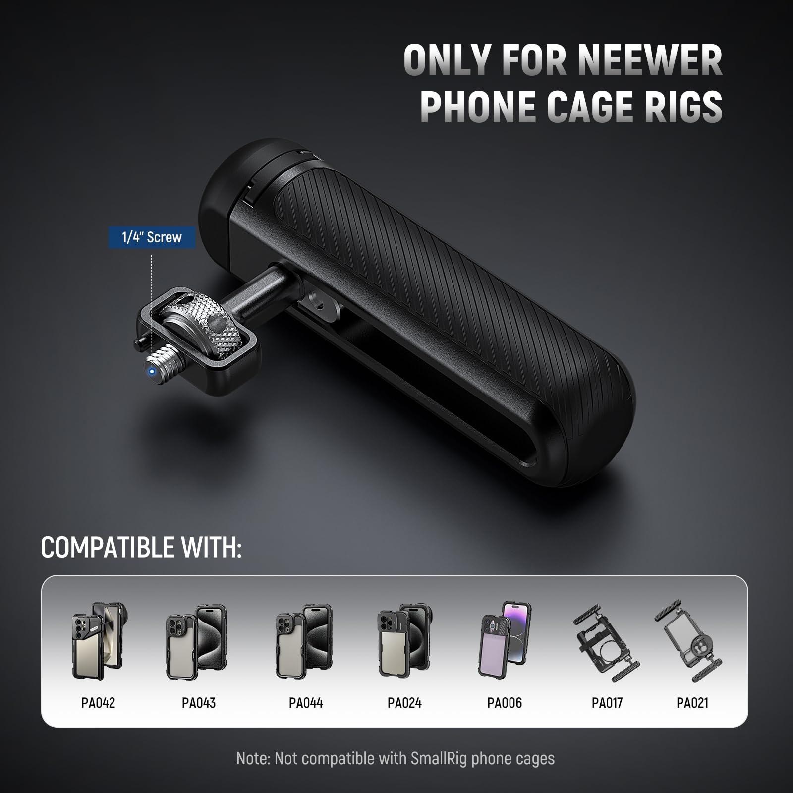 NEEWER 360° Rotatable Side/Top Handle with 1/4