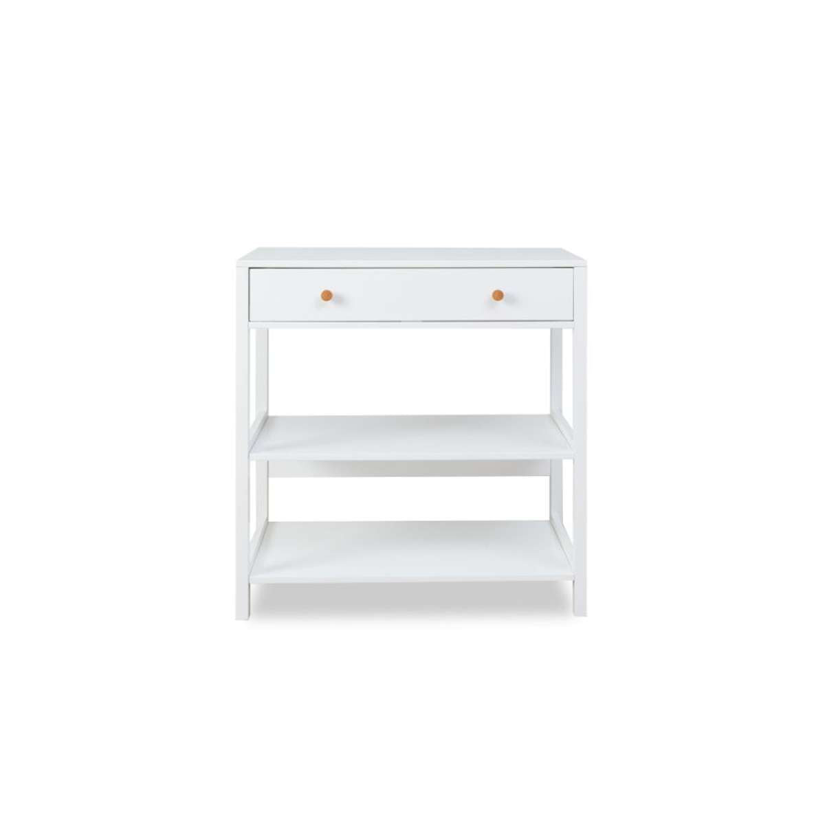 Mocka White Baby Changing Table with Removable Top - Nursery Essential for Diaper Changes & Baby Care
