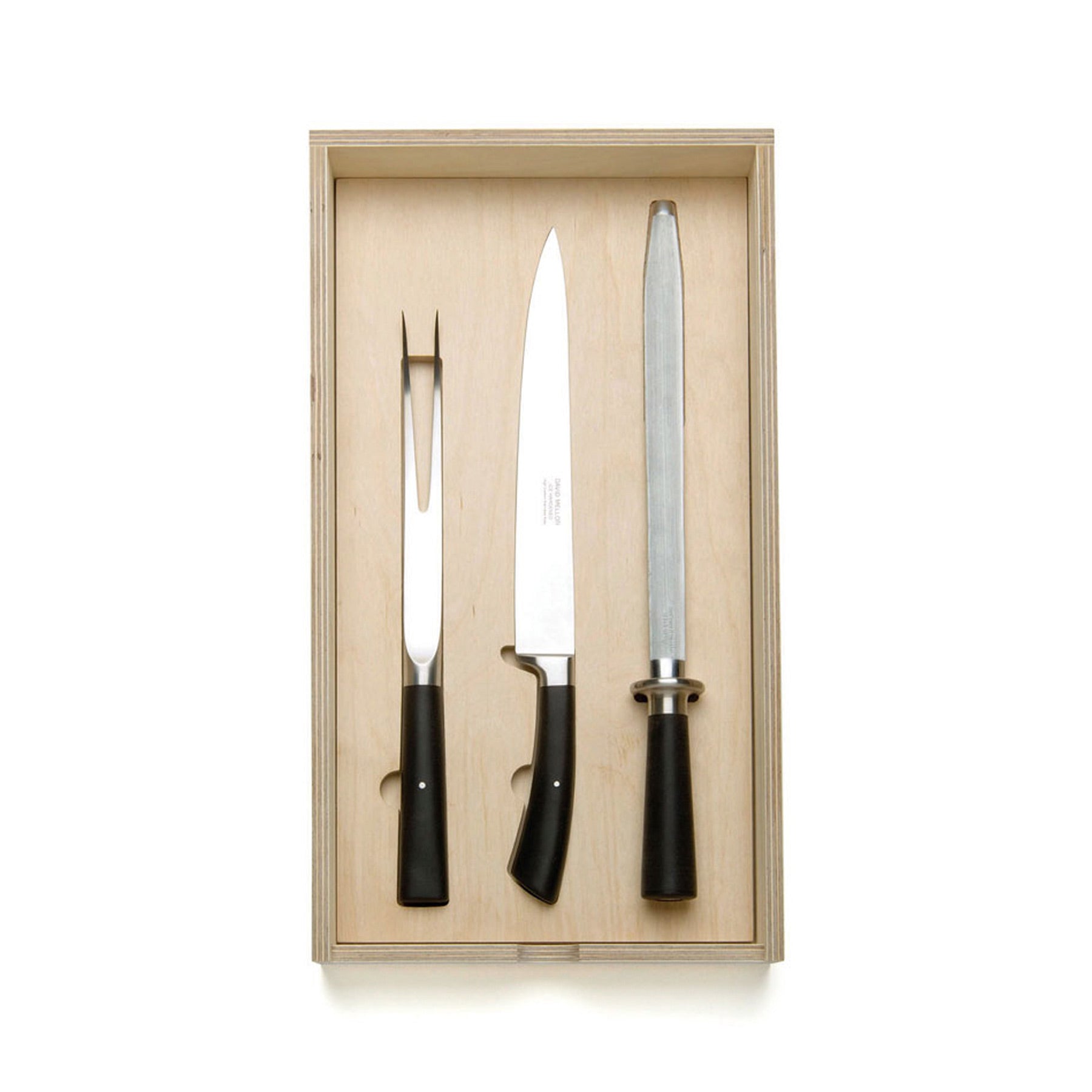 Premium Carving Knife Set with Ergonomic Black Handle - Professional Chef Knives for Meat, Turkey, and Roast - Perfect for Holiday Dinners & BBQ Parties