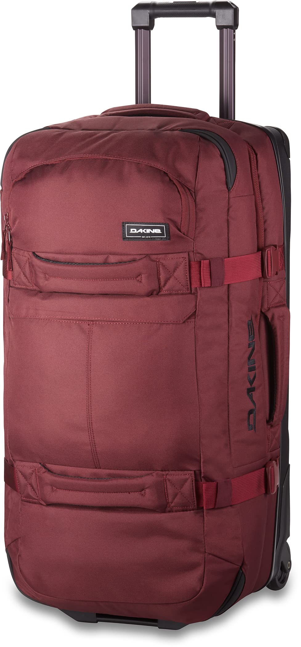 Dakine Split Roller Travel Bag - Lightweight Expandable Luggage with Wheels for Airplane Carry-On & Checked Bags | Perfect for Business Trips, Vacations & Adventure Travel